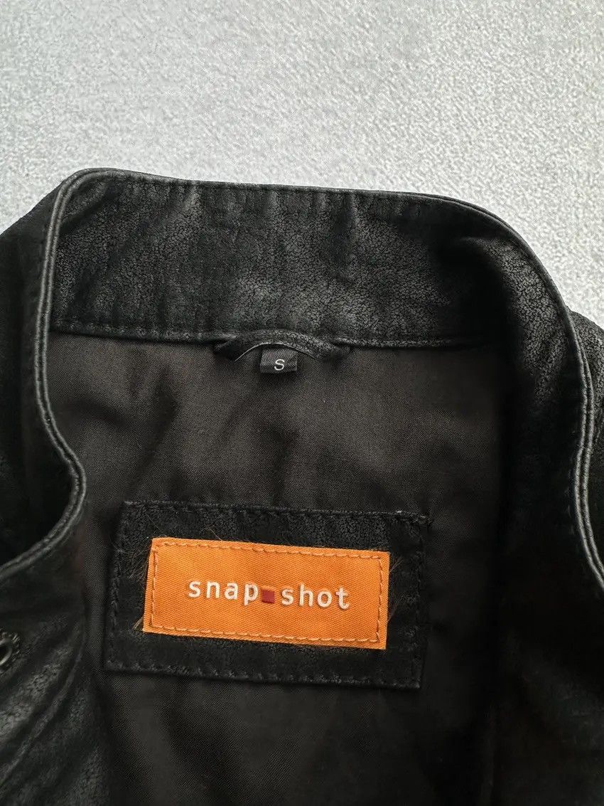 Vintage Vintage Snap Shot Moto Leather Jacket Size US S / EU 44-46 / 1 - 7 Thumbnail