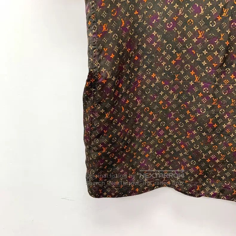 Louis Vuitton Louis Vuitton Dark brown logo presbyopic full print round Size XS / US 0-2 / IT 36-38 - 4 Thumbnail