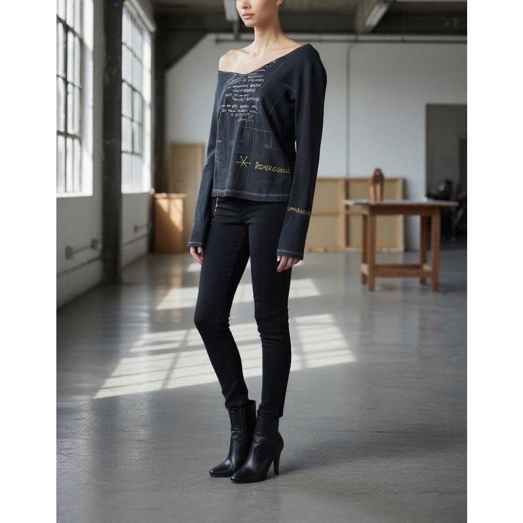 Cop Copine The Cop Copine Off Shoulder & Open Back Top Size ONE SIZE - 3 Thumbnail