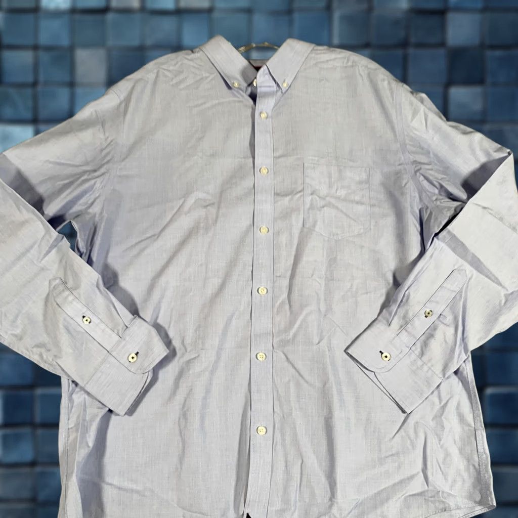 UNTUCKit UNTUCKit Shirt Mens 2XL Blue Slim Fit Wrinkle Free Button Front Long Sleeve Size US XXL / EU 58 / 5 - 1 Thumbnail