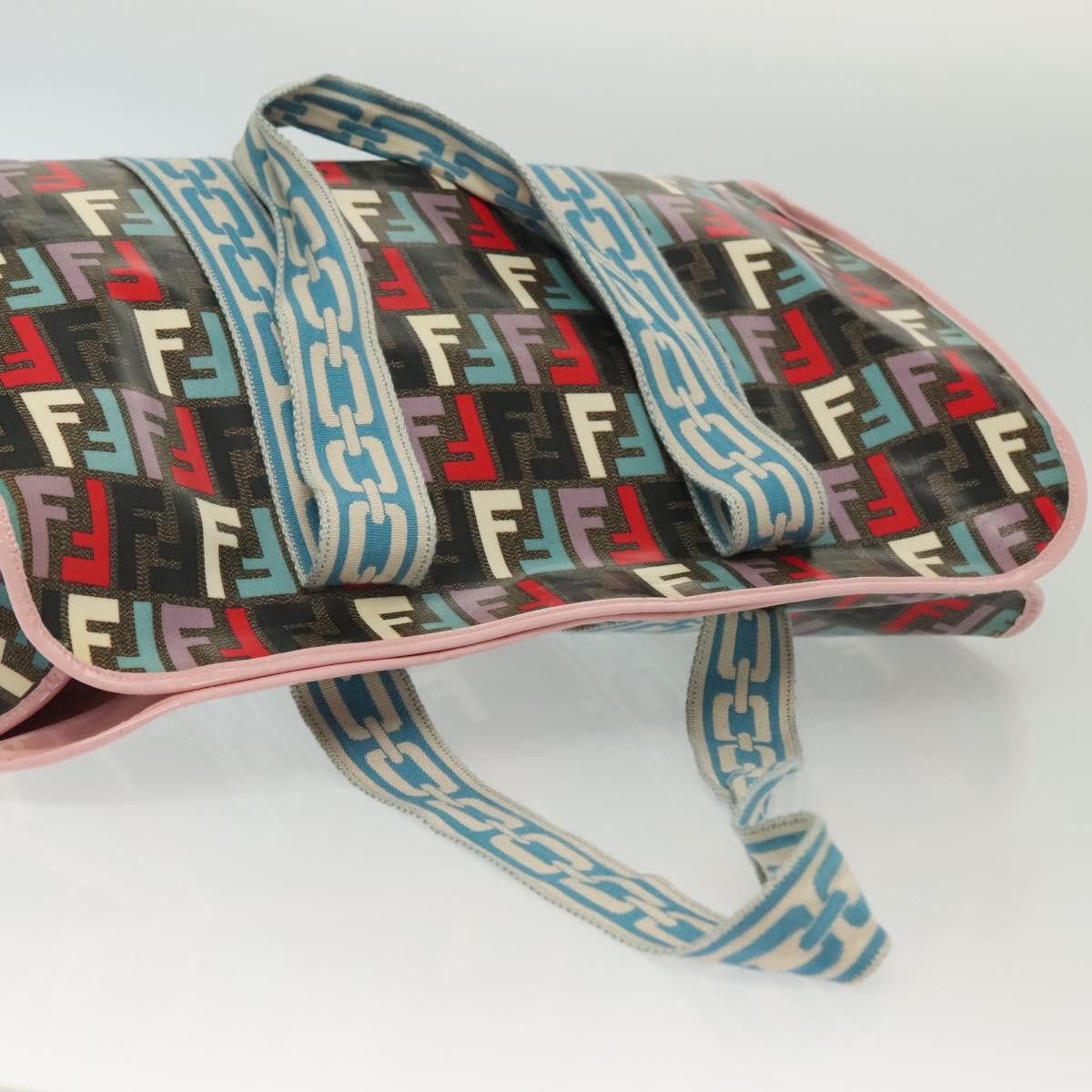 Fendi FENDI Zucca Canvas Tote Bag Coated Canvas Multicolor Size ONE SIZE - 6 Thumbnail