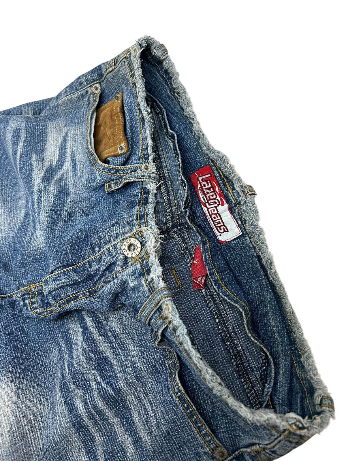 Hysteric Glamour Flare Unisex Lazer Jean Hybrid Country Cowboy Style Lace Up Size US 30 / EU 46 - 13 Thumbnail