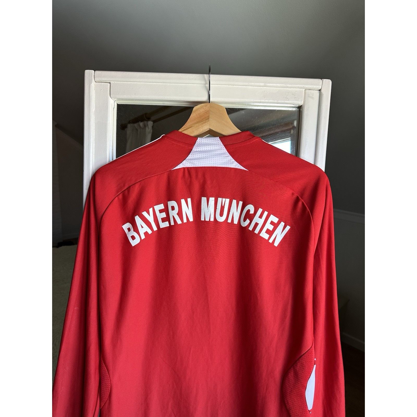 Nike Buyern Munich 2007/08 Home Long Sleeve Football Jersey Socce Size US M / EU 48-50 / 2 - 10 Thumbnail