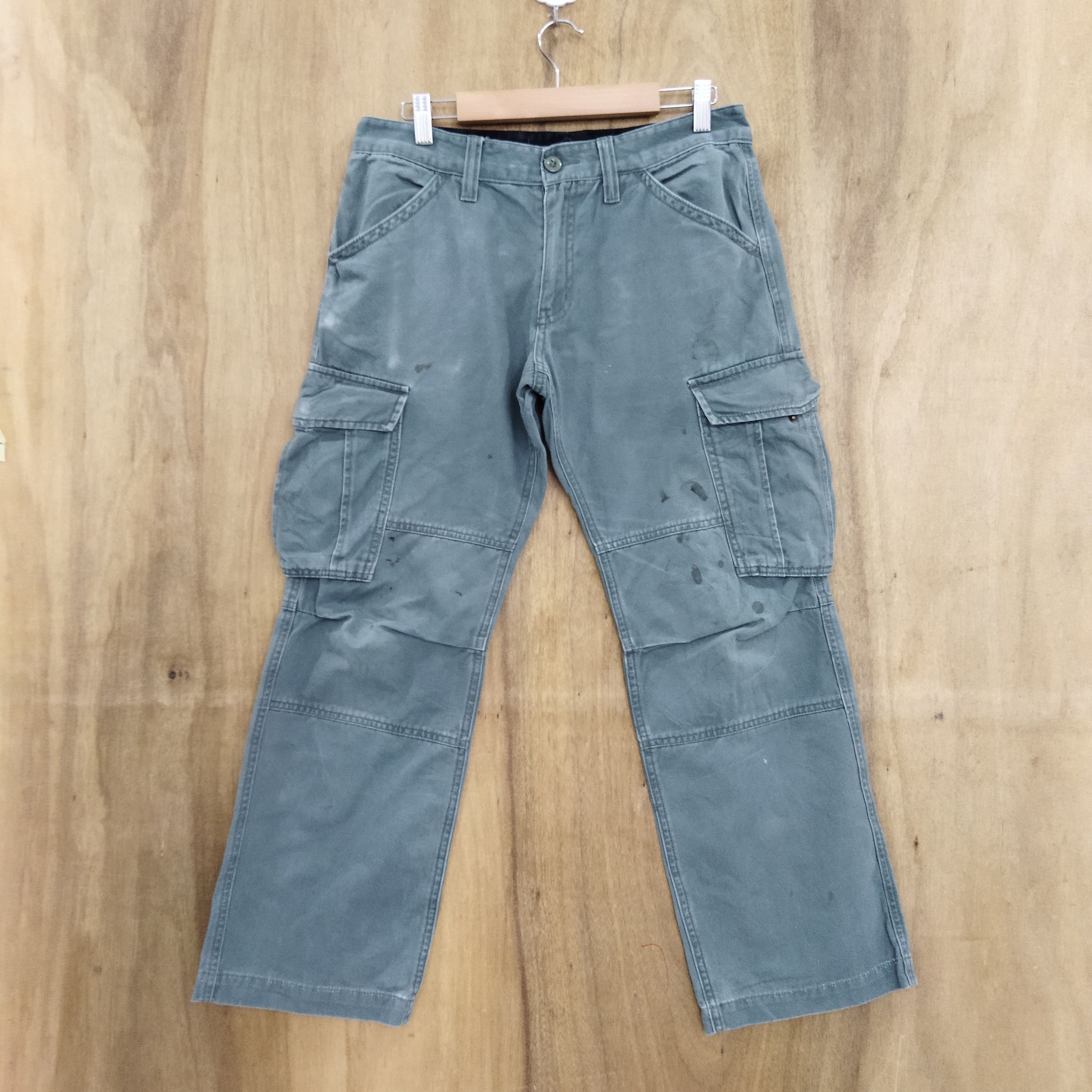 Japanese Brand BULL GREEN CARGO PANTS Size US 30 / EU 46 - 1 Thumbnail