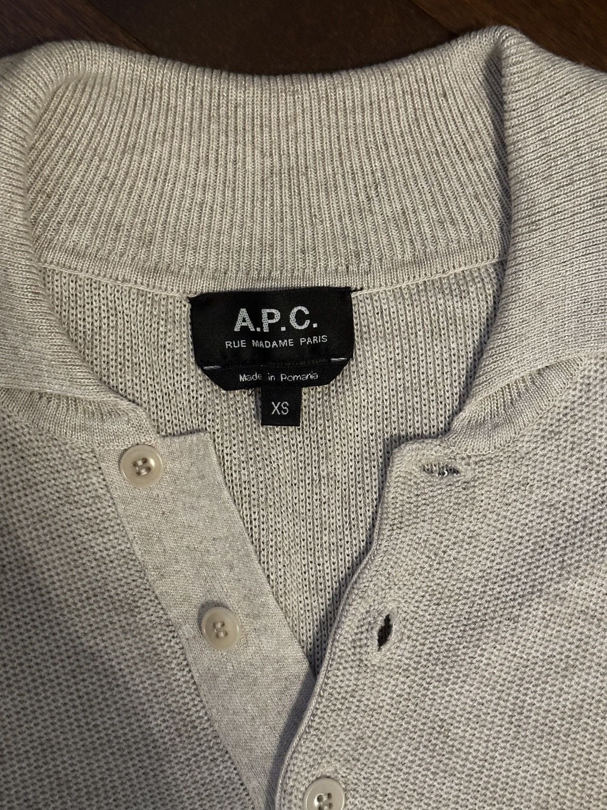 A.P.C. APC Jay Knitted Polo Size US S / EU 44-46 / 1 - 4 Thumbnail