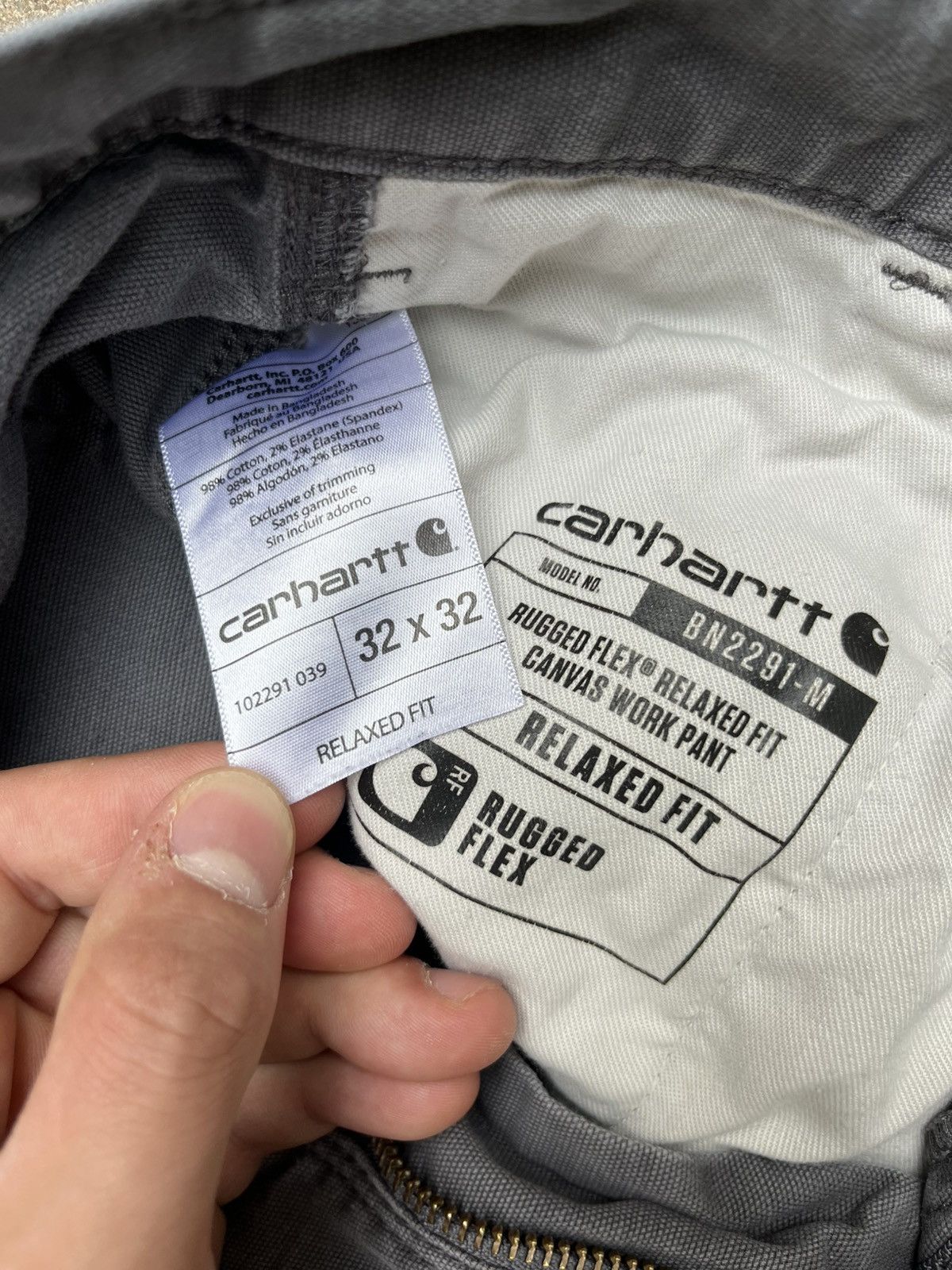 Carhartt Gray Carhartt Workwear Cargo Pants Size US 32 / EU 48 - 4 Thumbnail