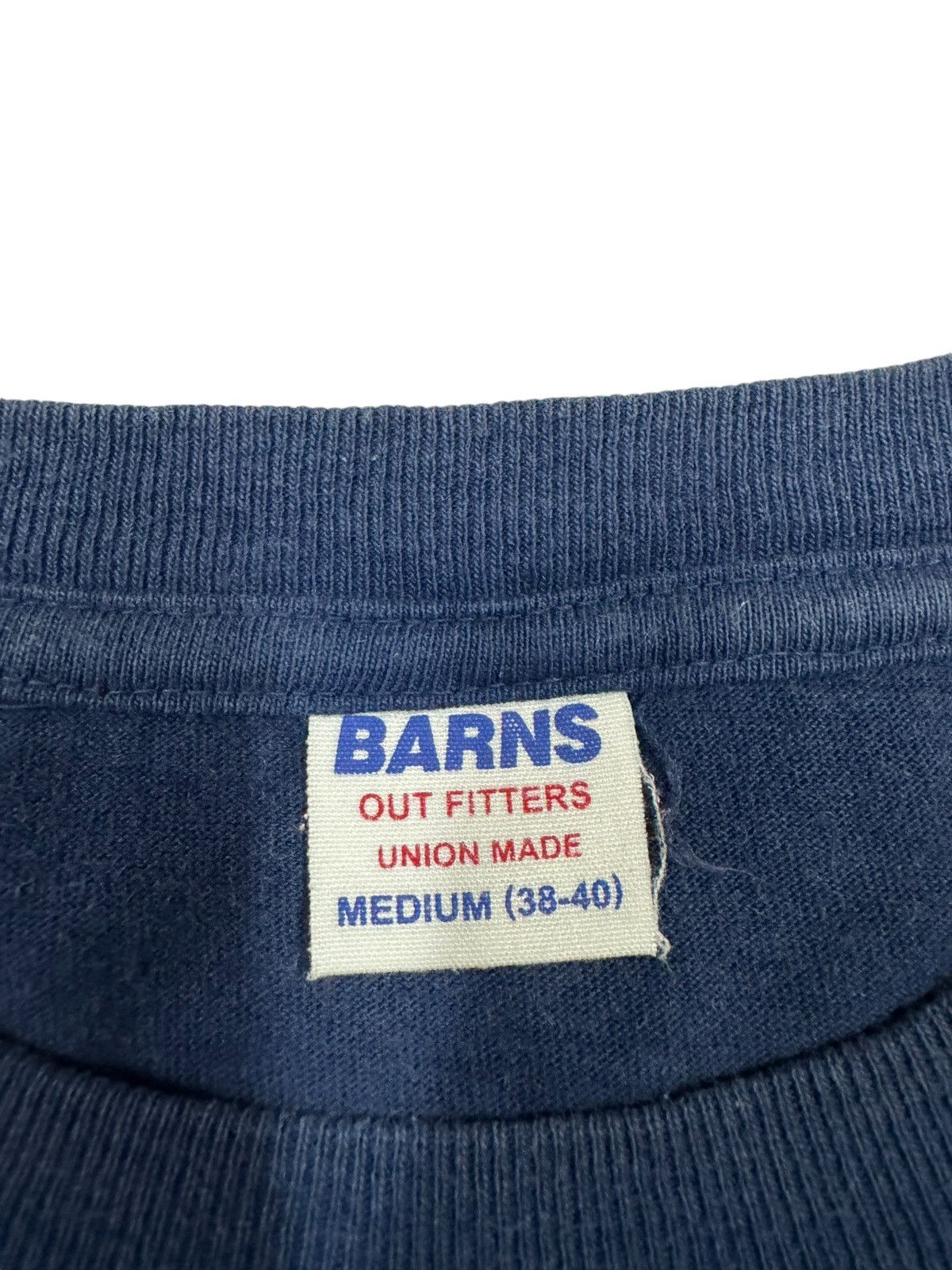 BARNS OUTFITTERS × Indigo × Japanese Brand Barn Out Fitters Union Made Tee*Modern Japan Original * Size US M / EU 48-50 / 2 - 9 Thumbnail