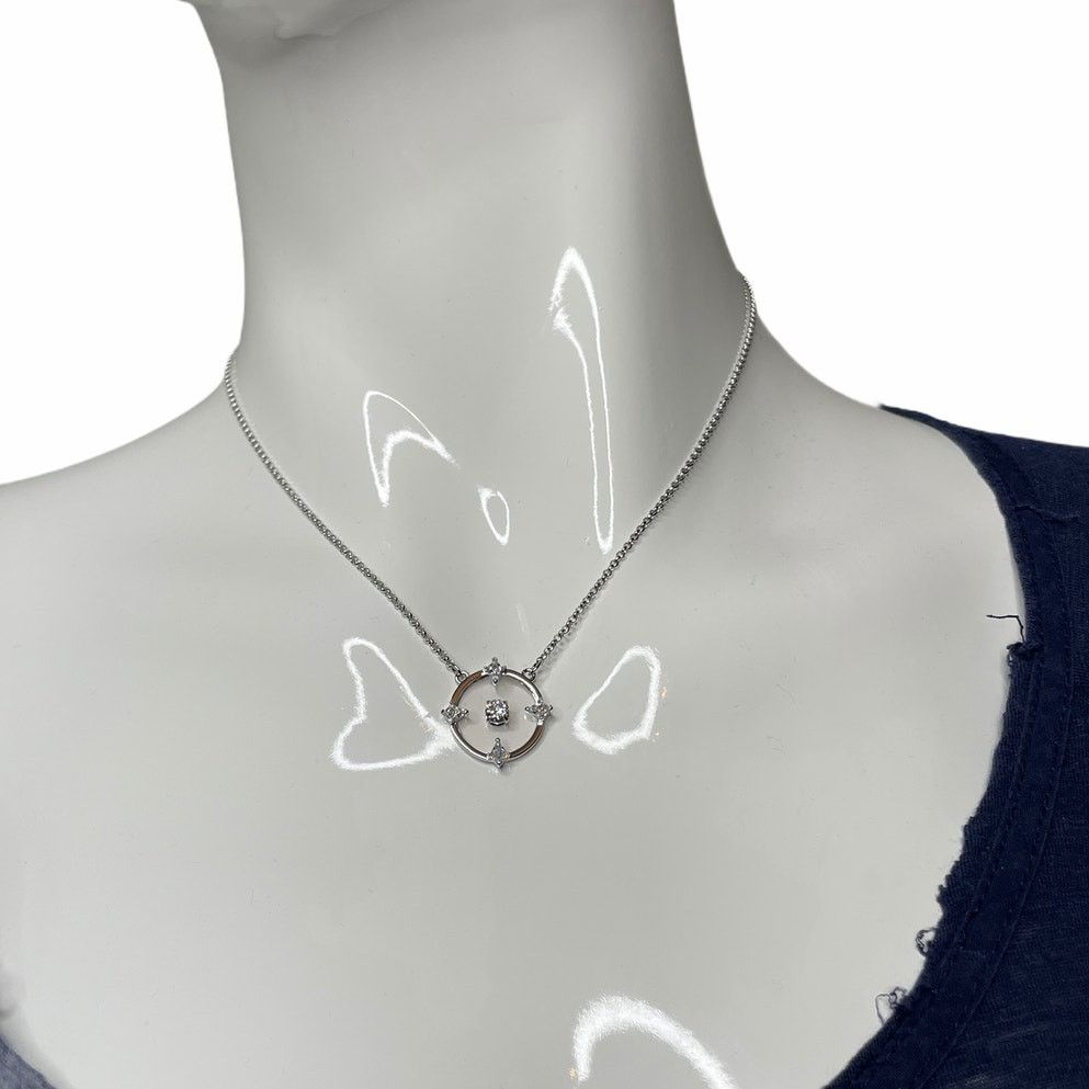Swarovski swarovski North necklace White, Rhodium plated Size ONE SIZE - 4 Thumbnail
