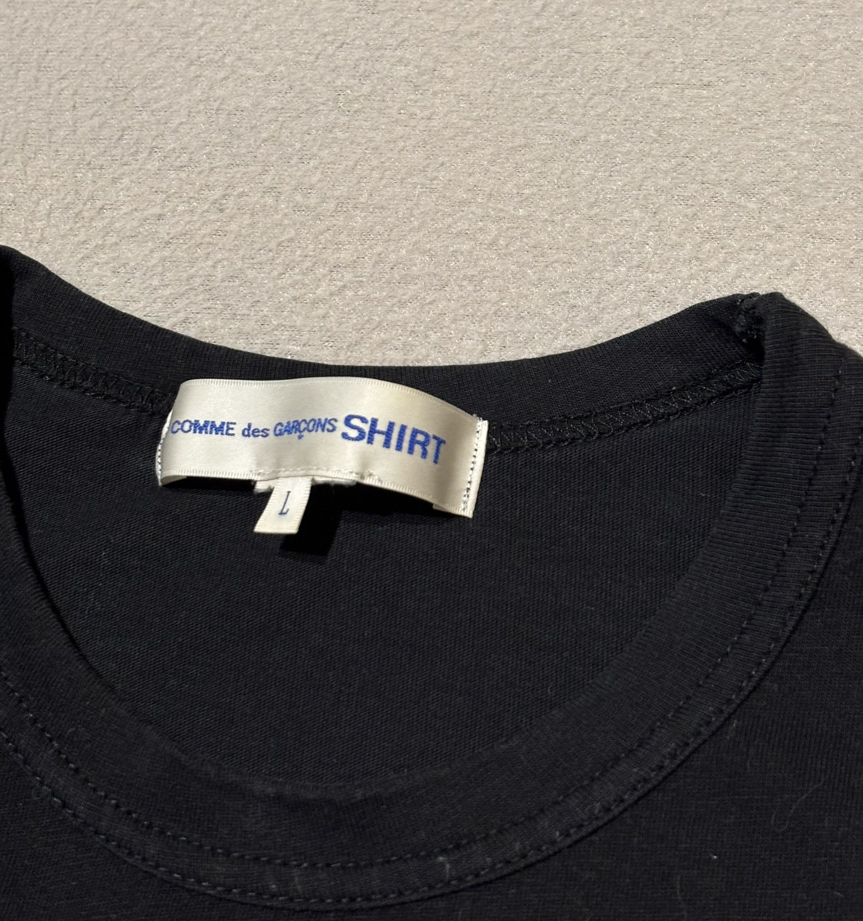 Comme des Garcons Comme des Garçons Black T-Shirt Large Size US L / EU 52-54 / 3 - 14 Thumbnail