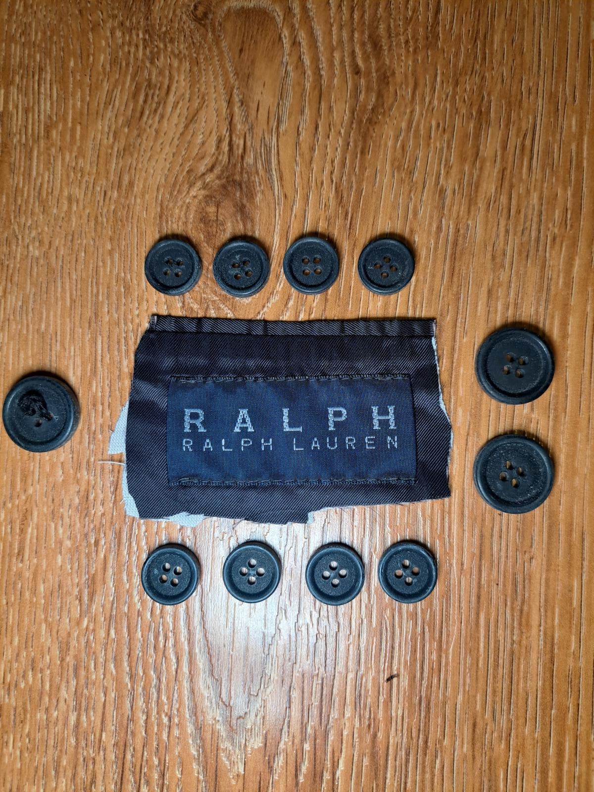 Polo Ralph Lauren Ralph Lauren Suit Sport Coat Buttons Black Gray 11 Pieces Size ONE SIZE - 1 Preview