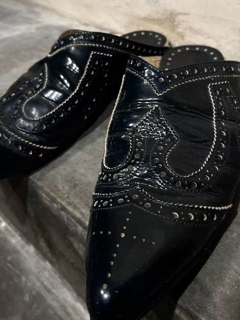 Number (N)ine Number (N)ine 2001SS Cowhide Pointed-Toe Boots Size US 5 / EU 37 - 3 Thumbnail
