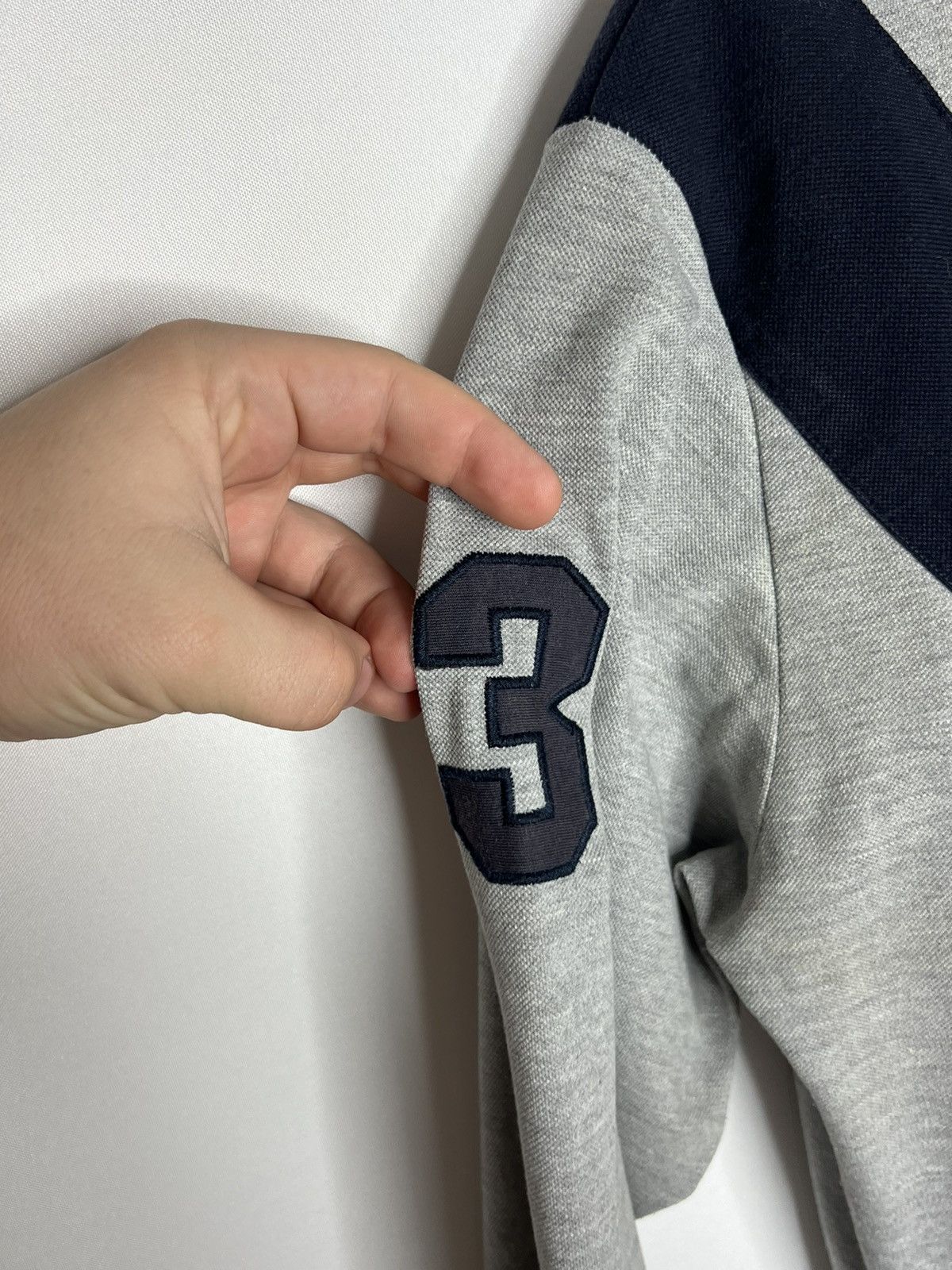 Vintage 💰 Vintage Polo Ralph Lauren Big Pony #3 Long Sleeve Rugby 💰 Size US L / EU 52-54 / 3 - 8 Thumbnail
