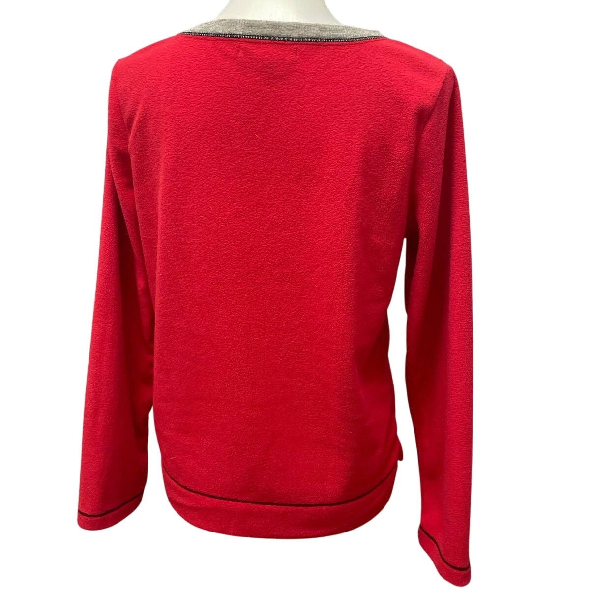 Disney Disney Womens Medium Mickey Mouse Long Sleeve Fleece Top Size M / US 6-8 / IT 42-44 - 4 Thumbnail