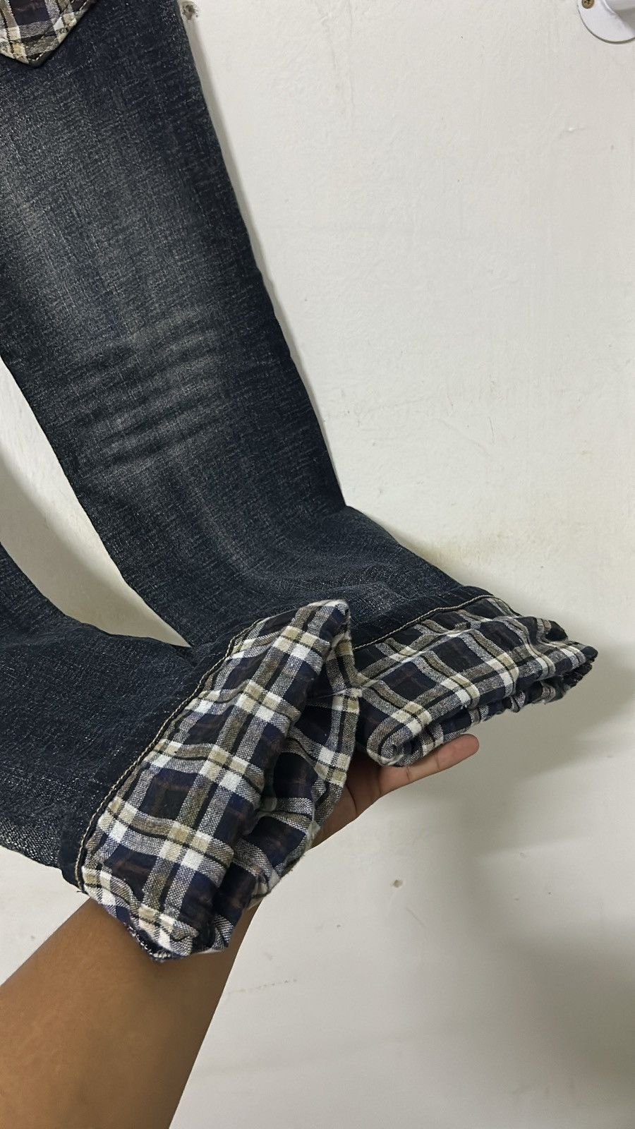 Japanese Brand Double Waist Jeans ‘ goodluck bigwave ’ Size 26" / US 2 / IT 38 - 3 Thumbnail