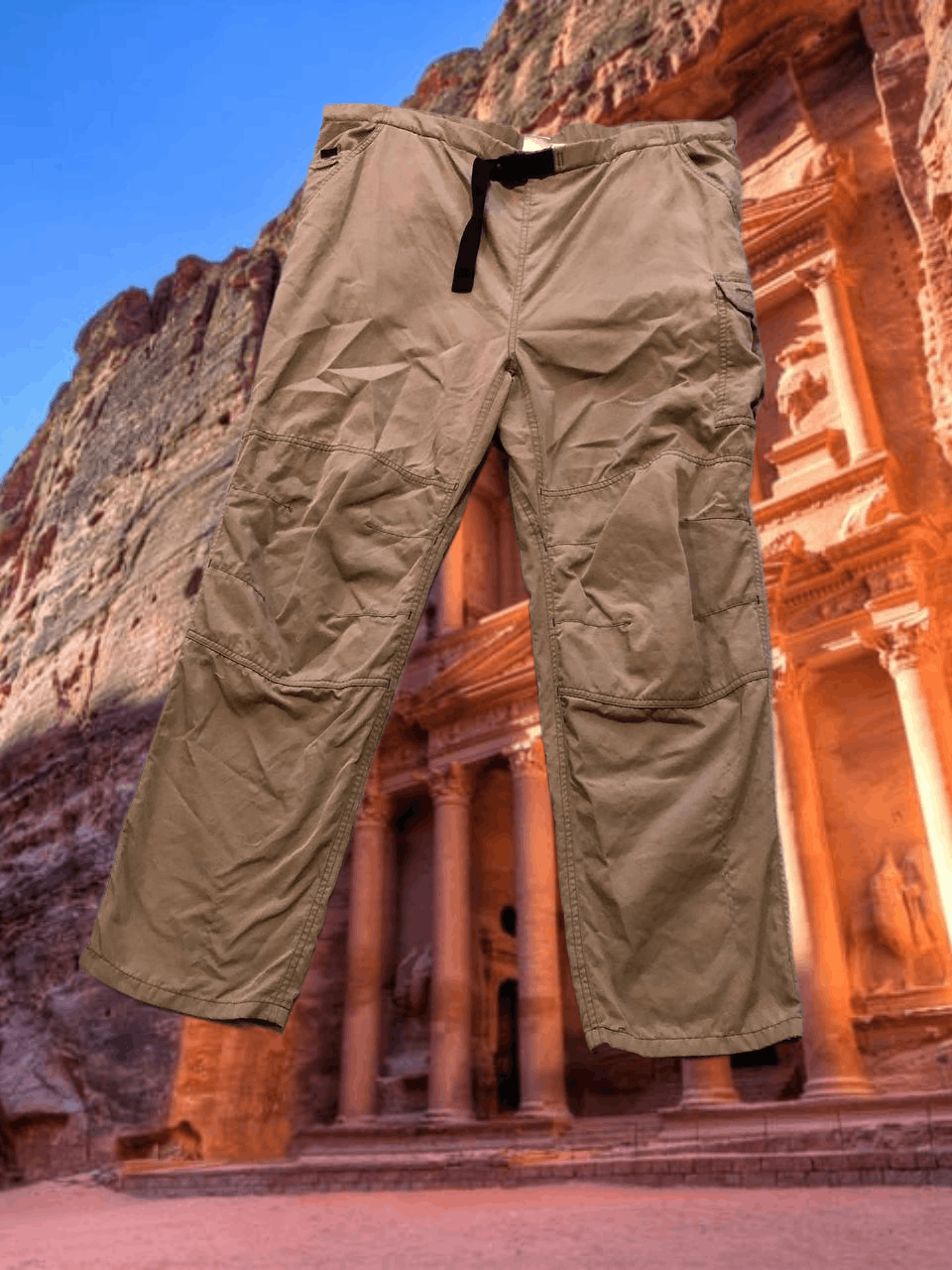 The North Face The North Face vintage beige casual pants Y2K logo TNF Size US 34 / EU 50 - 1 Thumbnail
