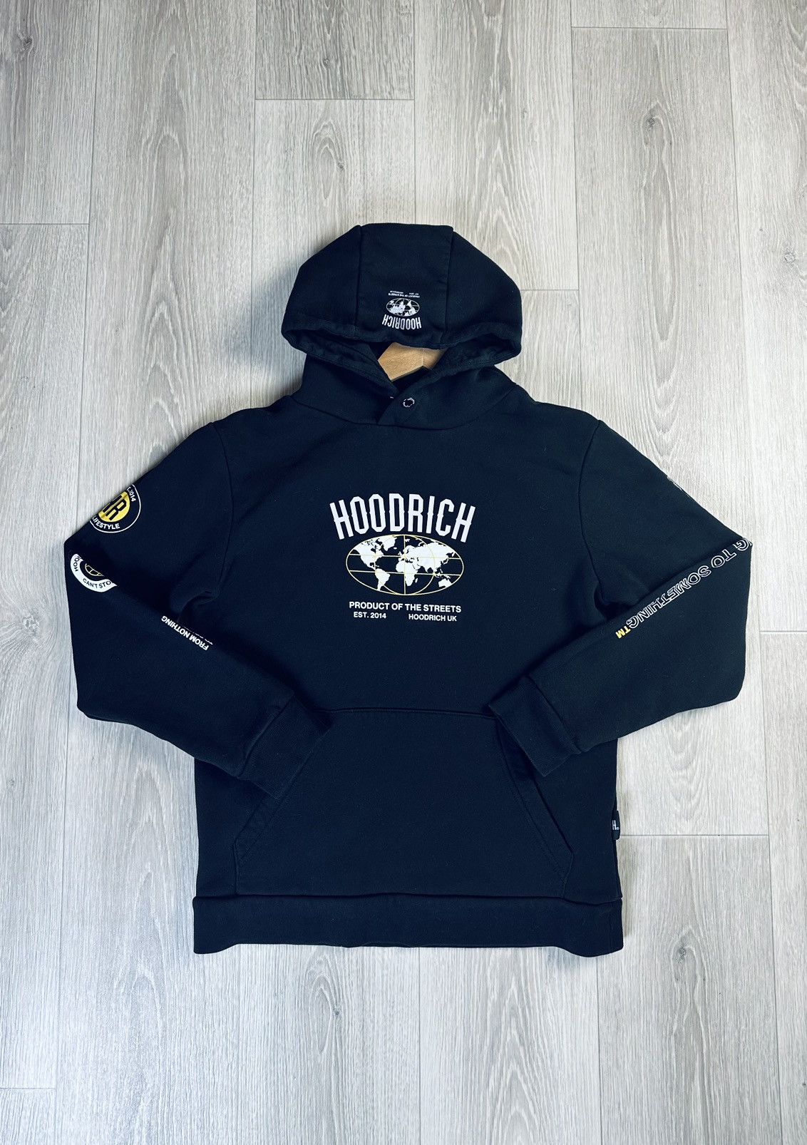Hoodrich × Trapstar London Hoodrich Big Logo Black Hoodie Size US M / EU 48-50 / 2 - 2 Thumbnail
