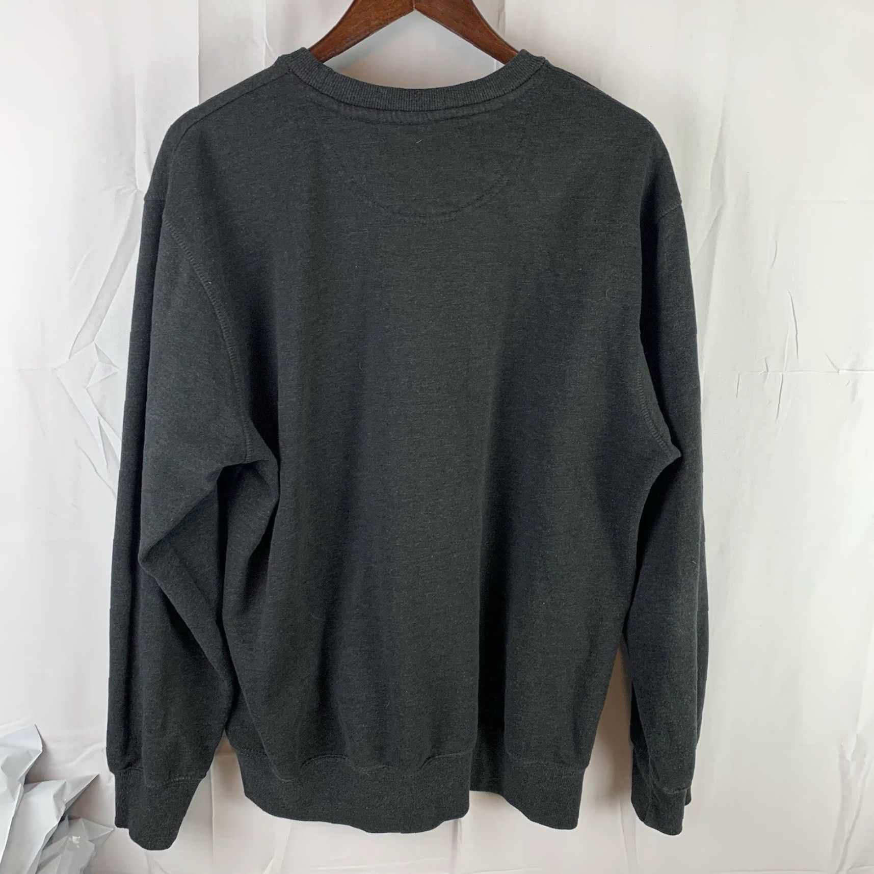 U.S. Polo Assn. U.S. Polo Assn. Sweater Men XL Dark Long Sleeve Luxury Feel Sweatshirt Crew Neck Charcoal Cotton Polyester Knit Pullover Embroidered Logo Regular Fit Size US XL / EU 56 / 4 - 7 Thumbnail