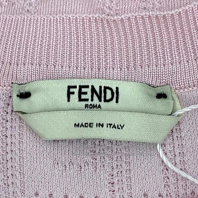 Fendi Fendi Pink Cotton Midi Dress for Women . Size M / US 6-8 / IT 42-44 - 6 Thumbnail