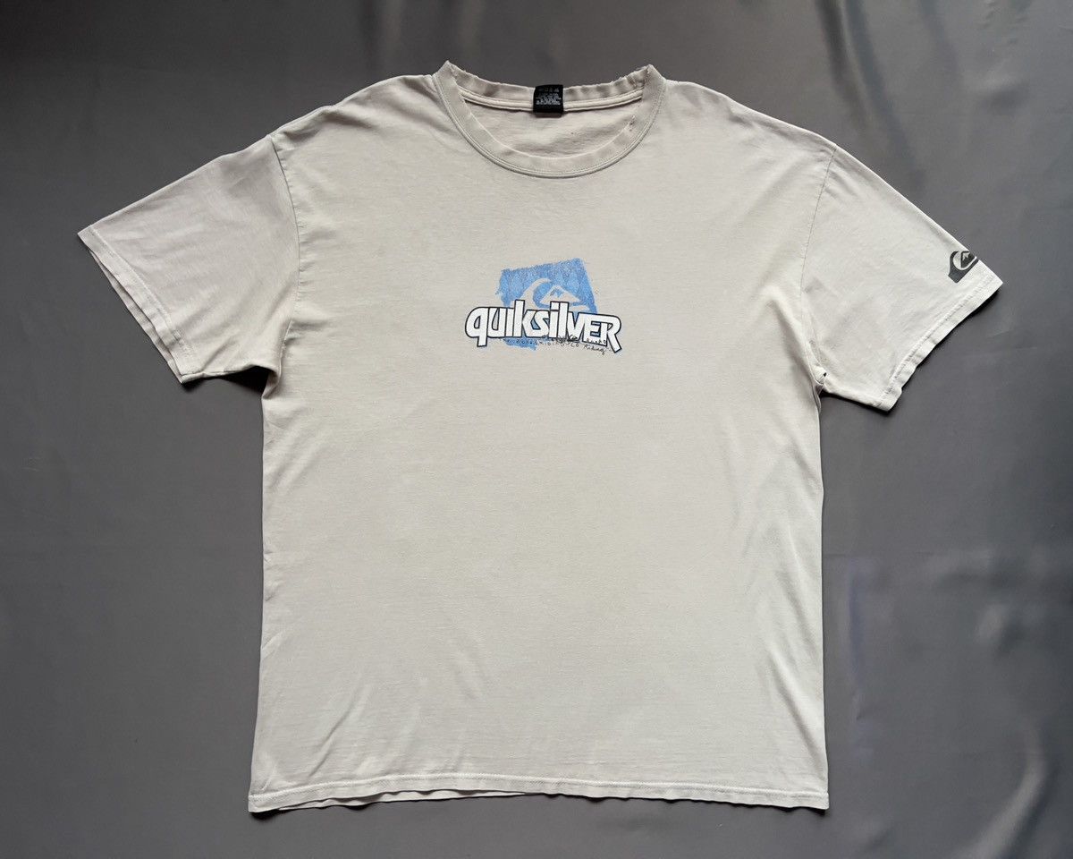 Quicksilver 90S Quiksilver Big Logo Vintage Y2K Oversized Retro T-Shirt Size US XL / EU 56 / 4 - 5 Thumbnail
