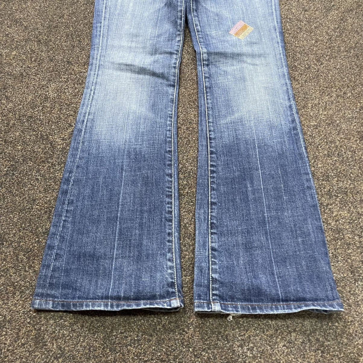 Vintage Vintage Y2K Baggy Wide Leg Distressed Flared Jeans Skate 30 Size US 30 / EU 46 - 2 Thumbnail