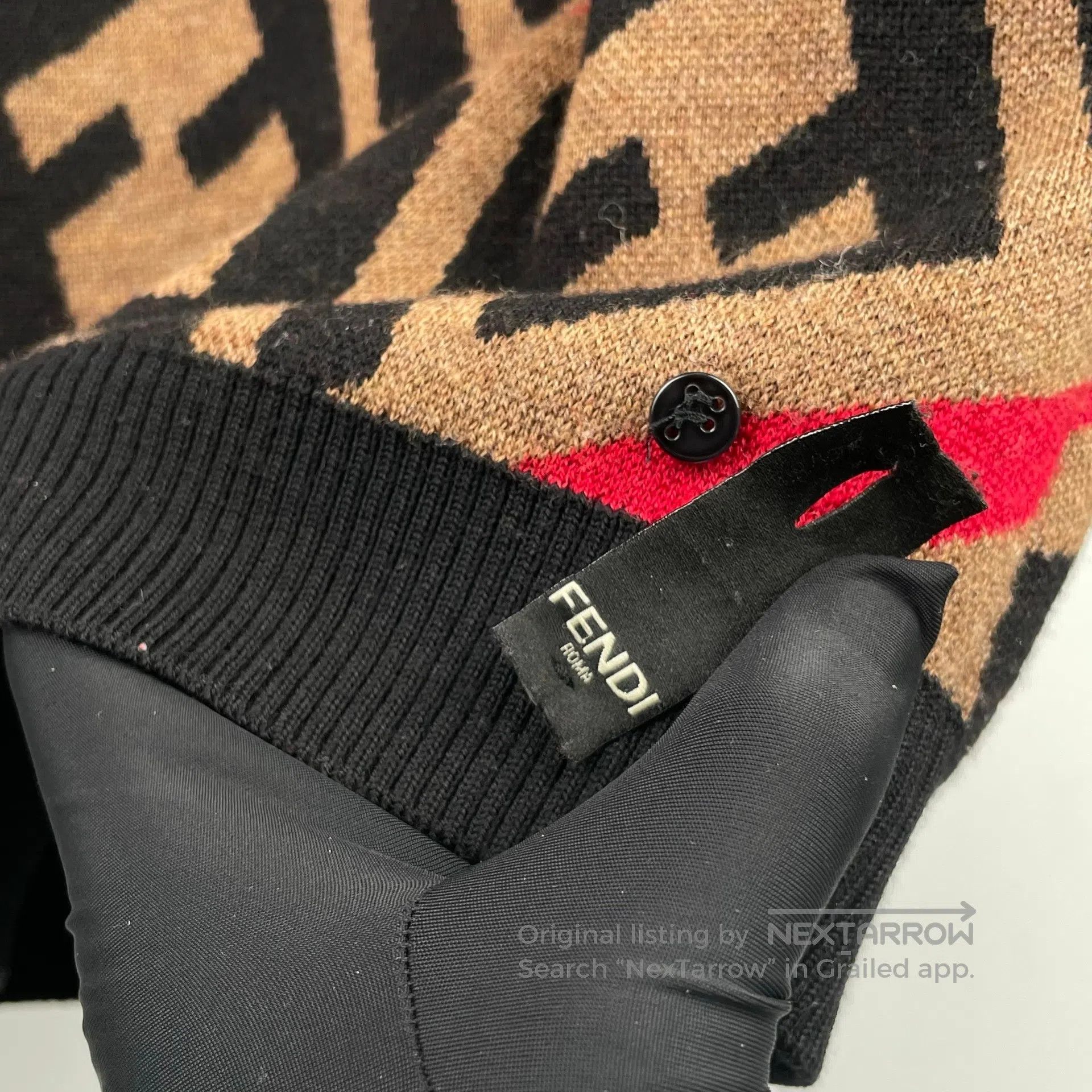 Fendi FENDI Black logo cotton hoodie size 46 with color block| Size US S / EU 44-46 / 1 - 5 Thumbnail