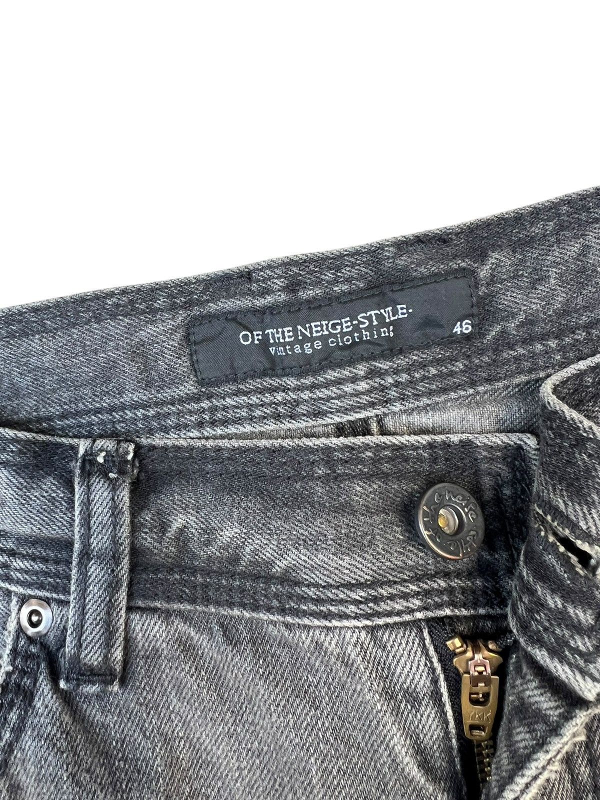 Vintage Of The Neige- Style Japan Rips Distress Denim Bootcut Jeans Size US 31 - 5 Thumbnail