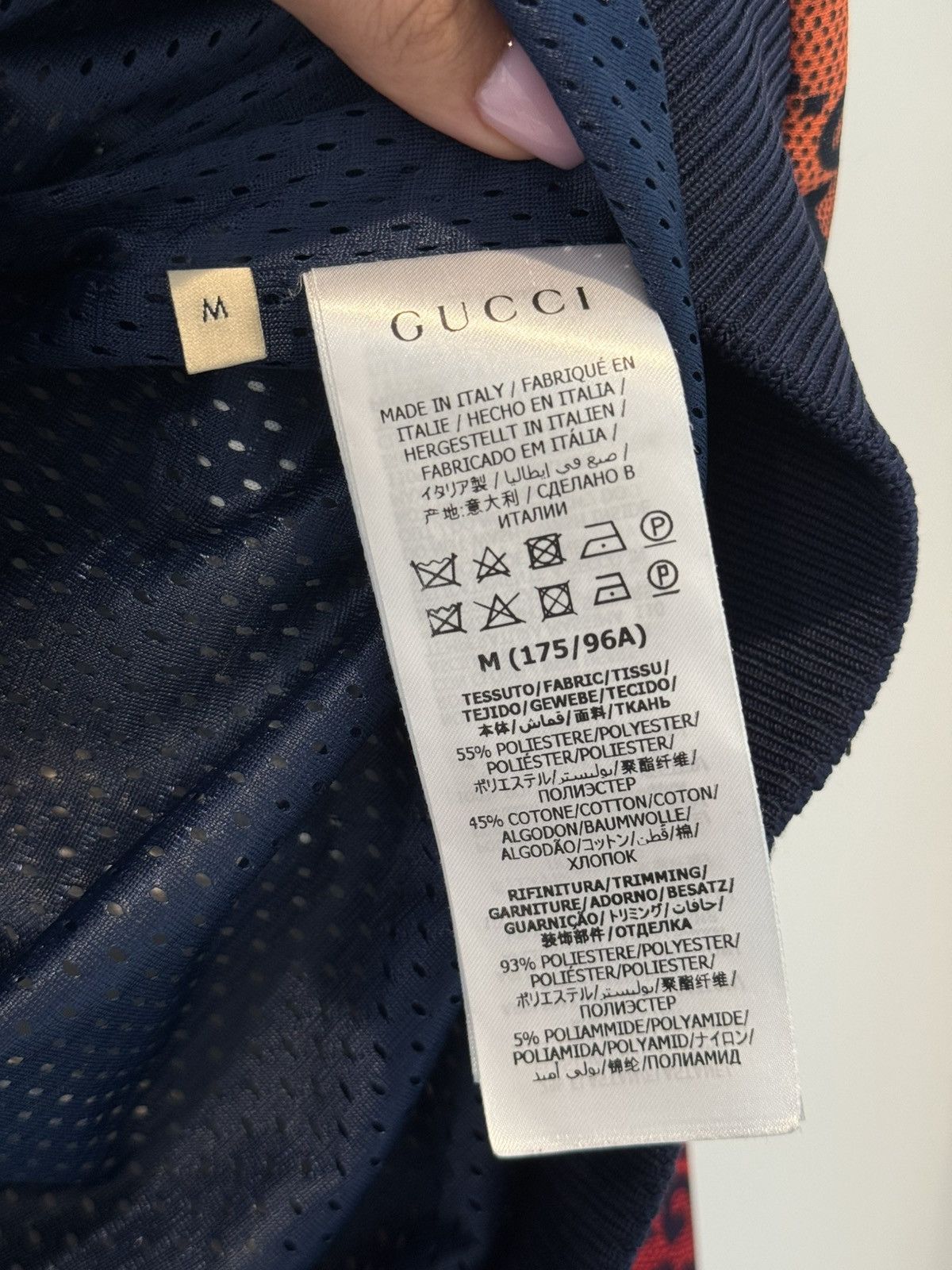 Gucci GUCCI GG Logo Multicolor Hoodie - Size M Size US M / EU 48-50 / 2 - 5 Thumbnail