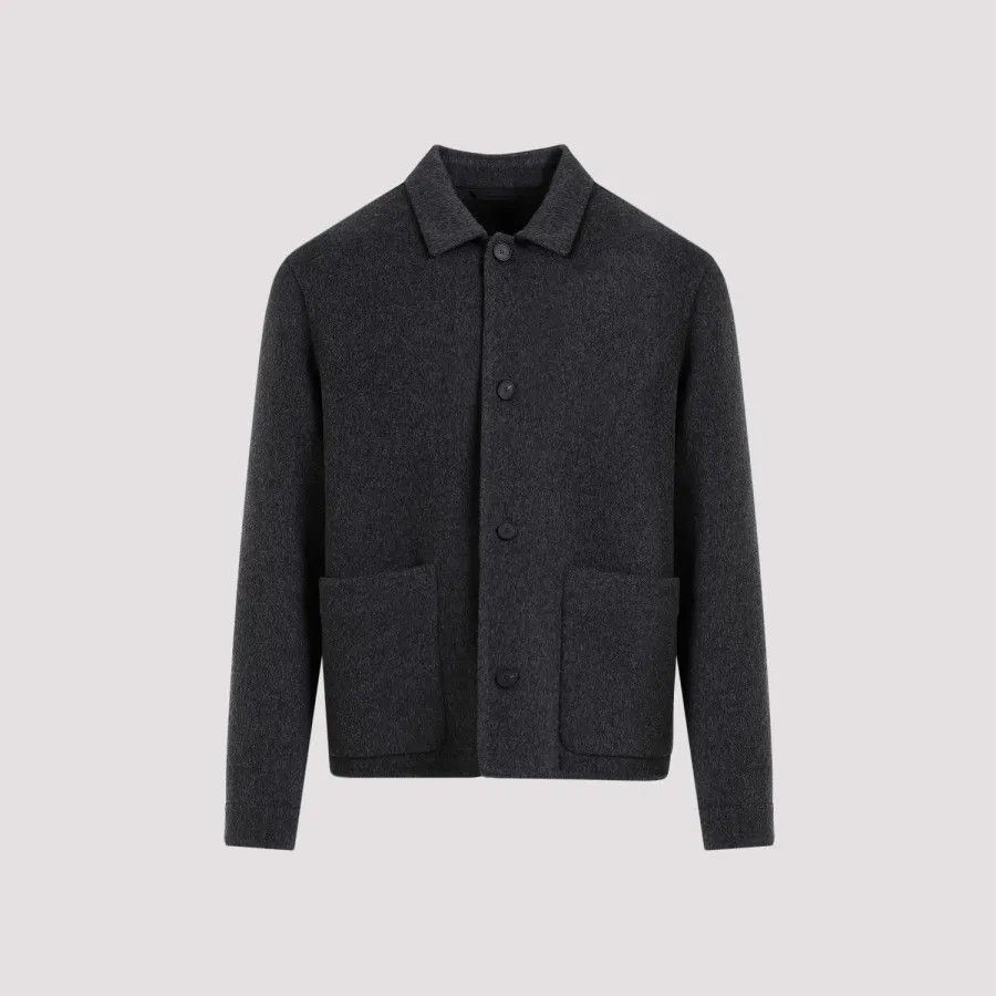 Givenchy o1w1db10525 Double Face Jacket in Grey Size US S / EU 44-46 / 1 - 1 Thumbnail
