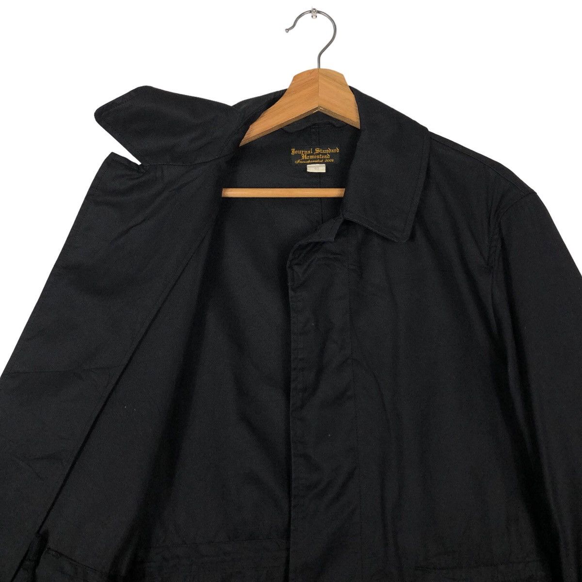 Issey Miyake 🔥Rich Black - Fly Coats Long Jacket Journal Standard Japan Size US M / EU 48-50 / 2 - 10 Thumbnail