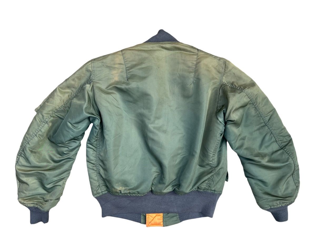 Avirex Vintage Avirex Sun Faded Olive Green MA-1 USAF Flight Jacket Size US S / EU 44-46 / 1 - 15 Thumbnail