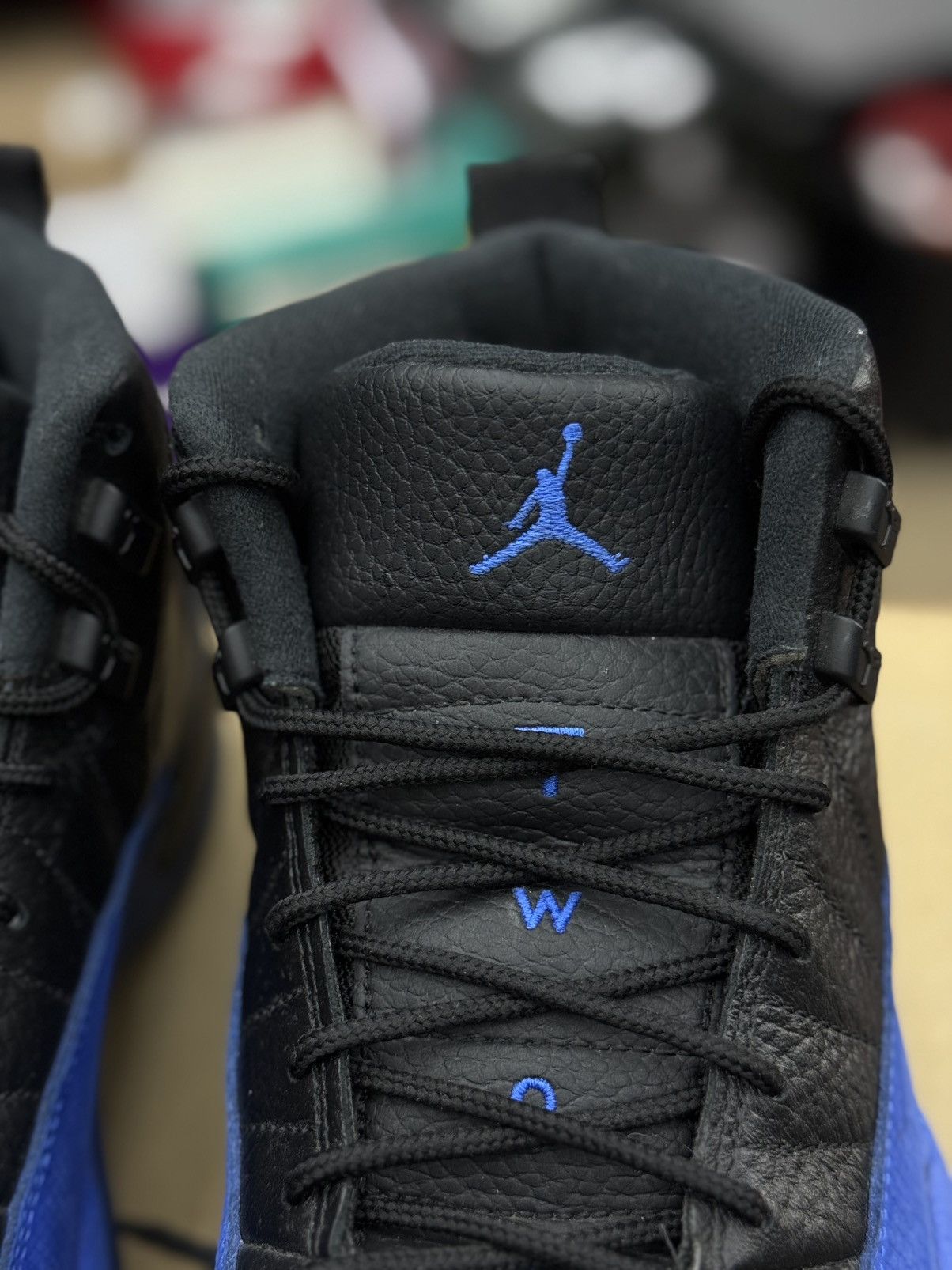 Jordan Brand × Nike Jordan 12 Blueberry Royal Blue Size 11.5 2019 Size US 11.5 / EU 44-45 - 11 Thumbnail
