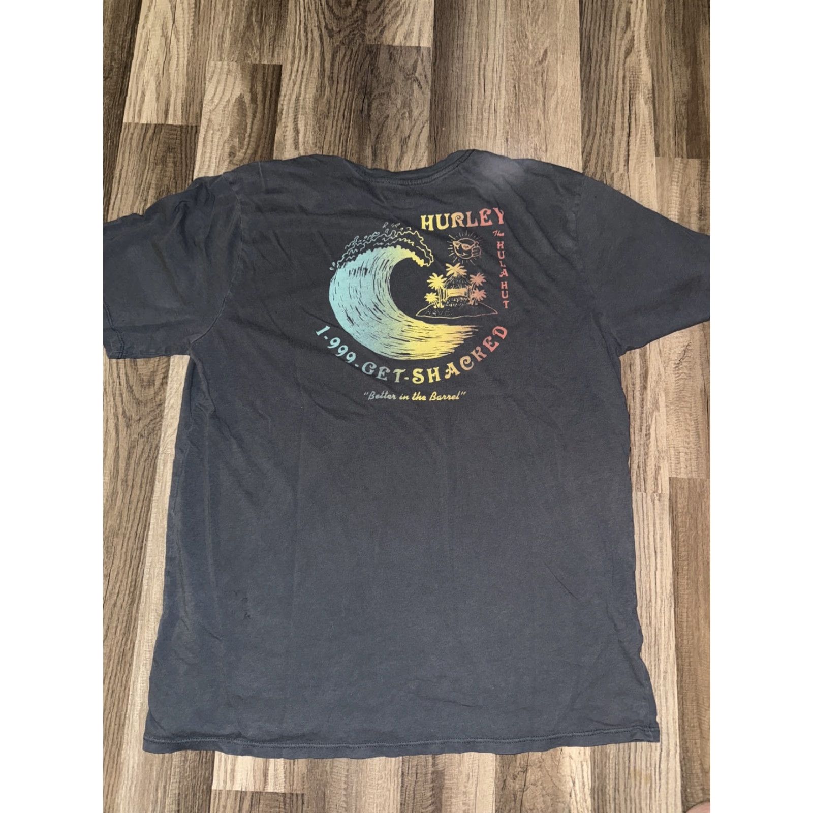 Hurley Hurley T-Shirt Gray L Men Regular All Seasons Lightweight Easy Care Shirt Mens) Size US L / EU 52-54 / 3 - 4 Thumbnail