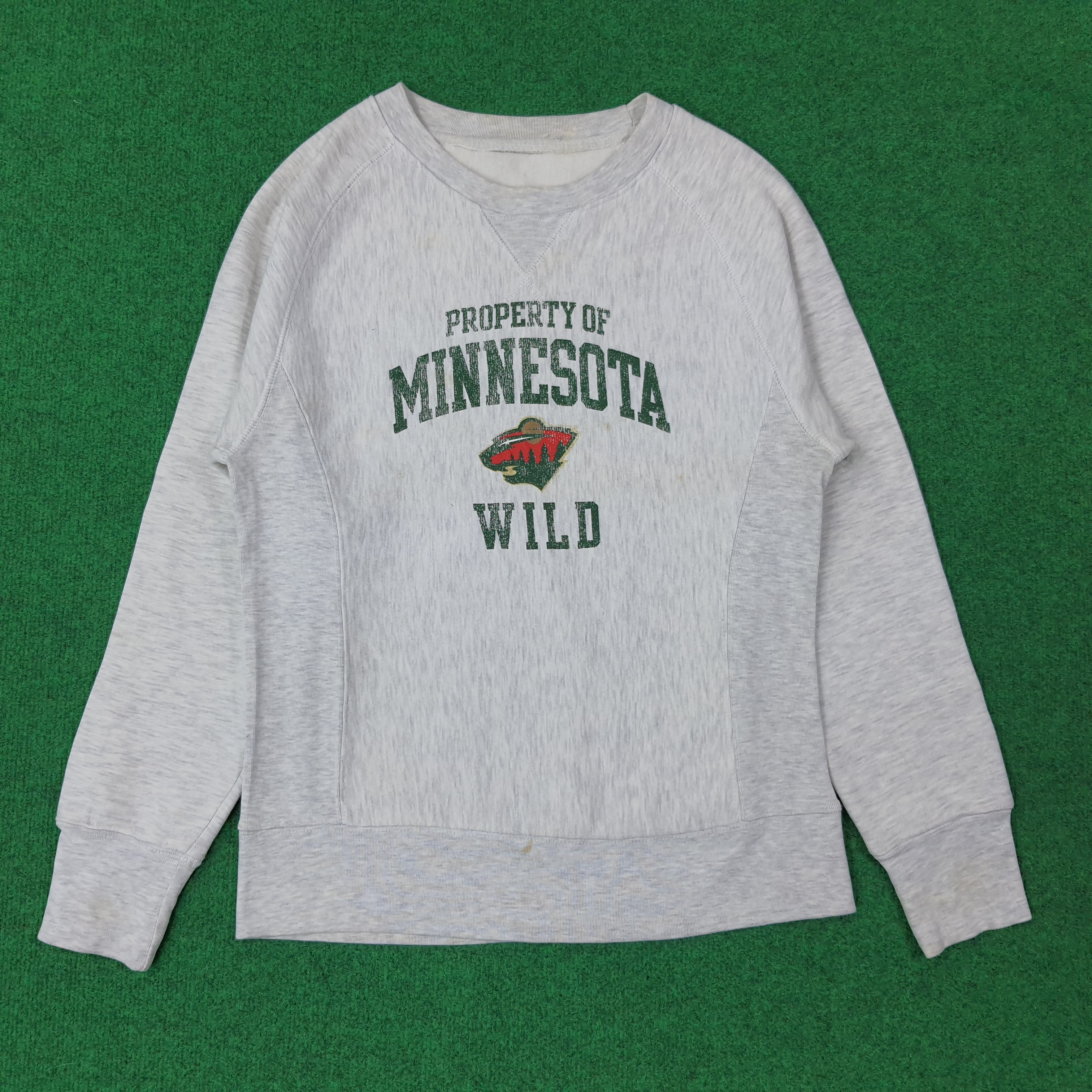 NHL Vintage Minnesota Wild Crewneck Sweatshirt C268N23 Size US S / EU 44-46 / 1 - 1 Thumbnail