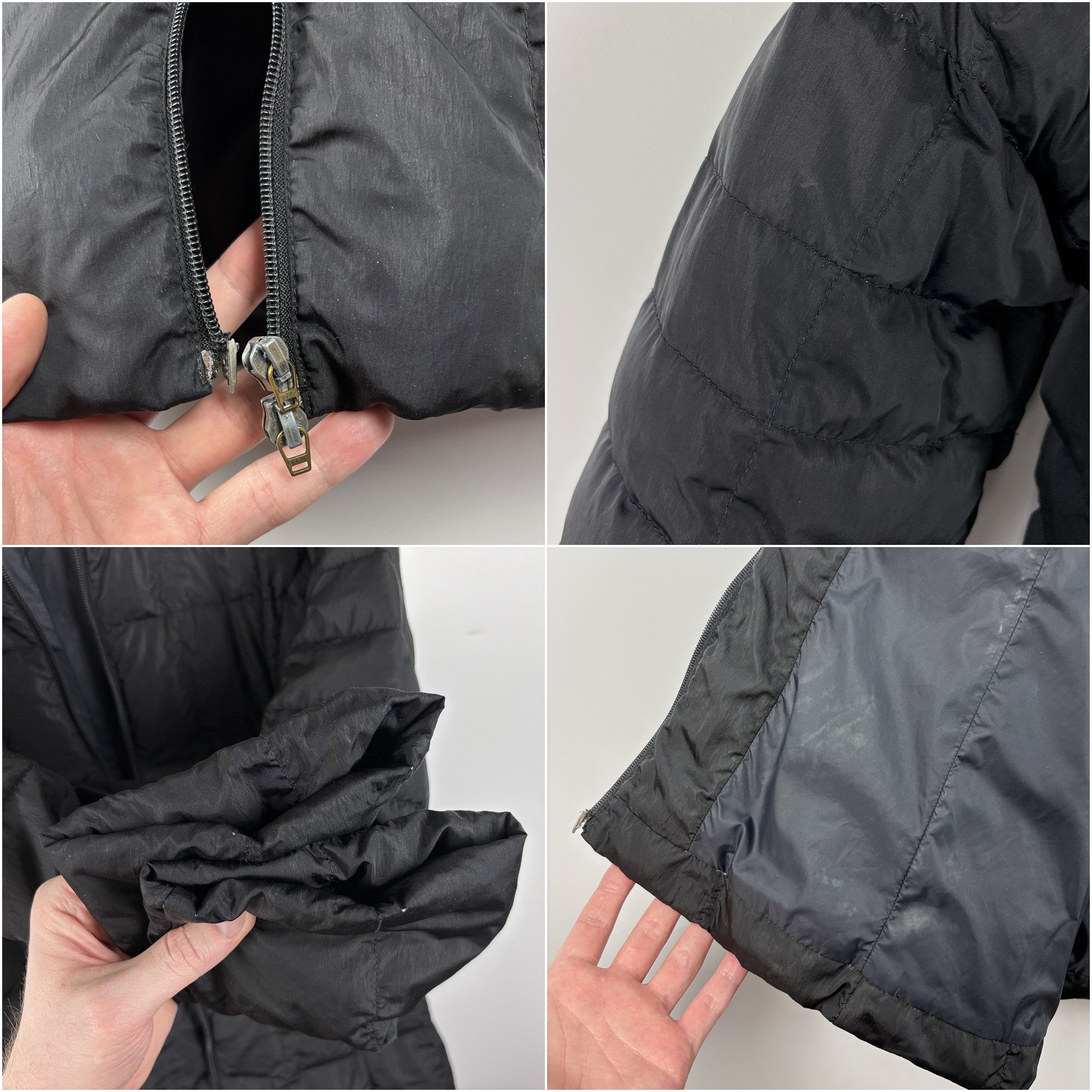 Moncler × Vintage 90s Moncler Goose Down Long Jacket Coat Womens Black Size 1 Size S / US 4 / IT 40 - 5 Thumbnail