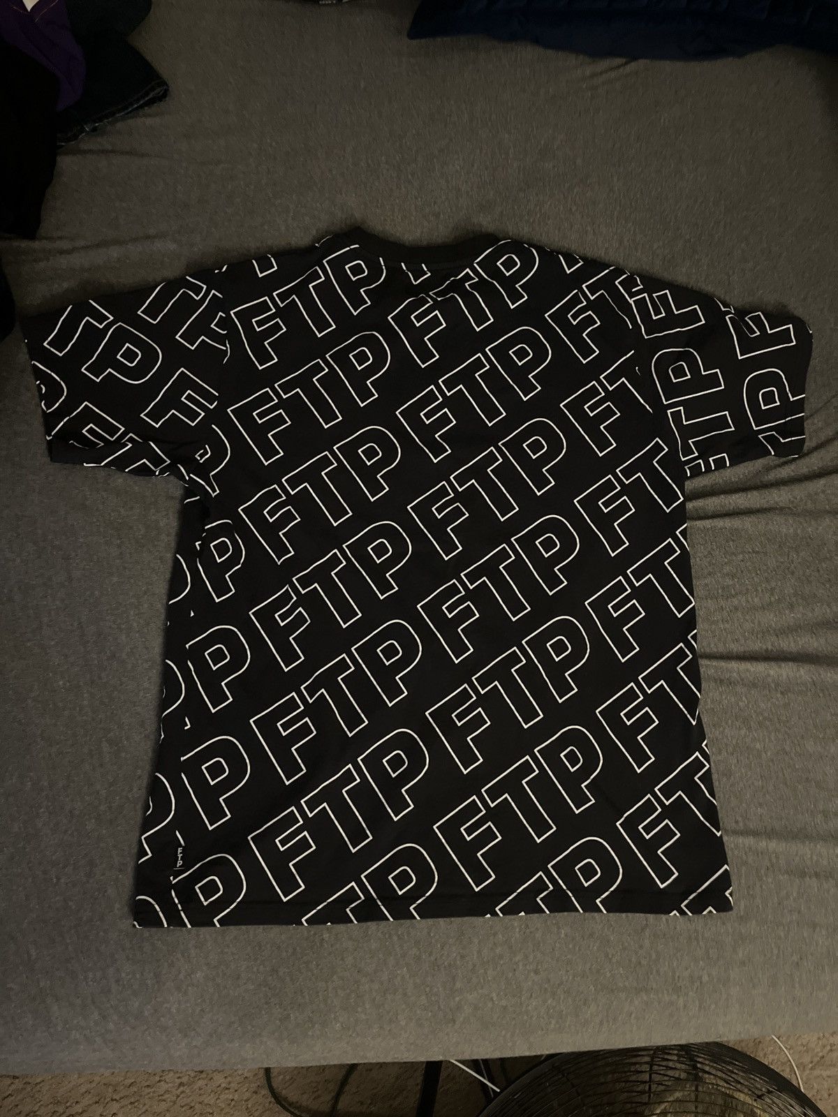 FTP All high quality Over Outline Logo Tee Black