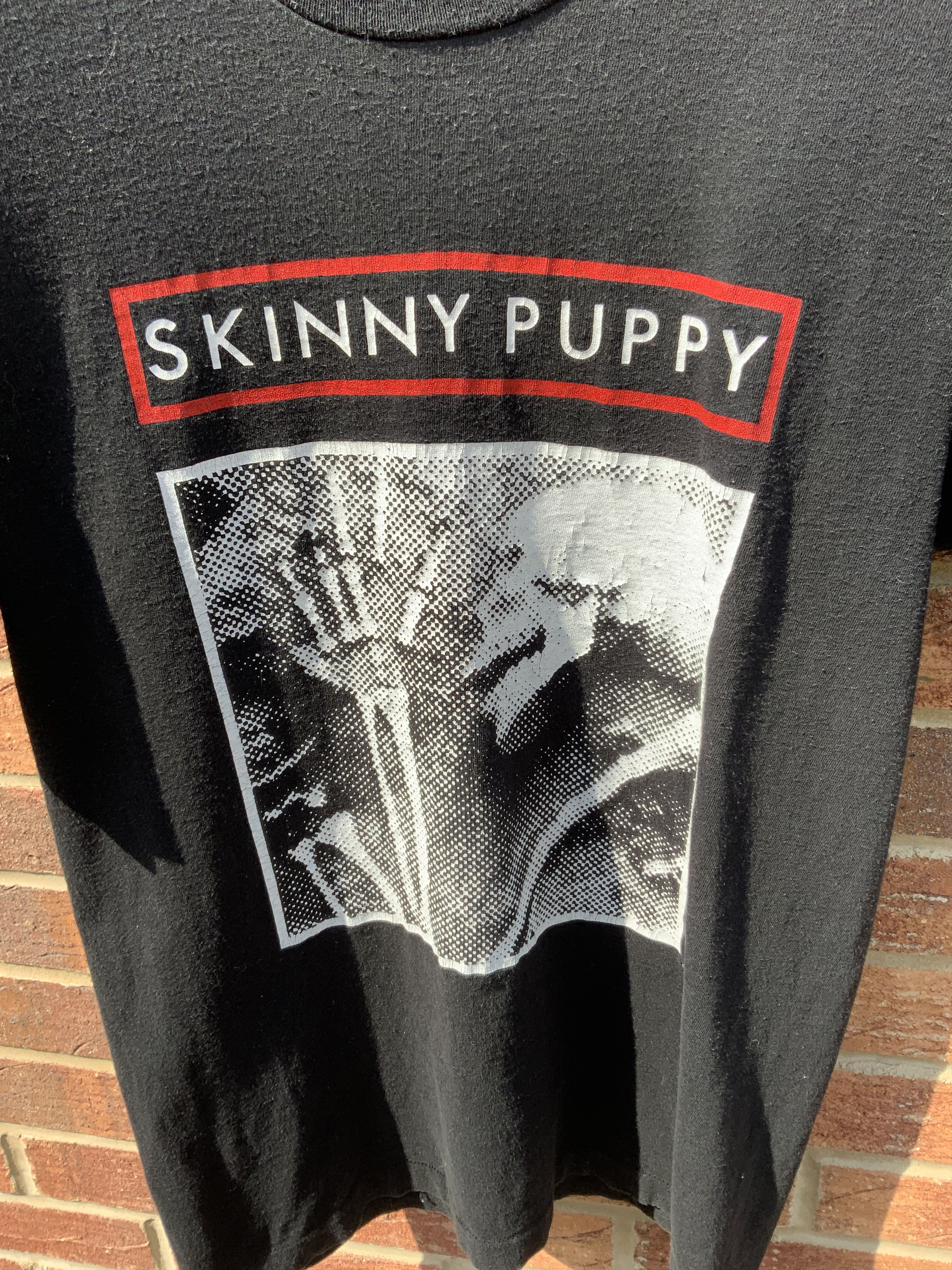Vintage 1990 vtg Skinny Puppy Remission single stitch t shirt Size US M / EU 48-50 / 2 - 6 Thumbnail