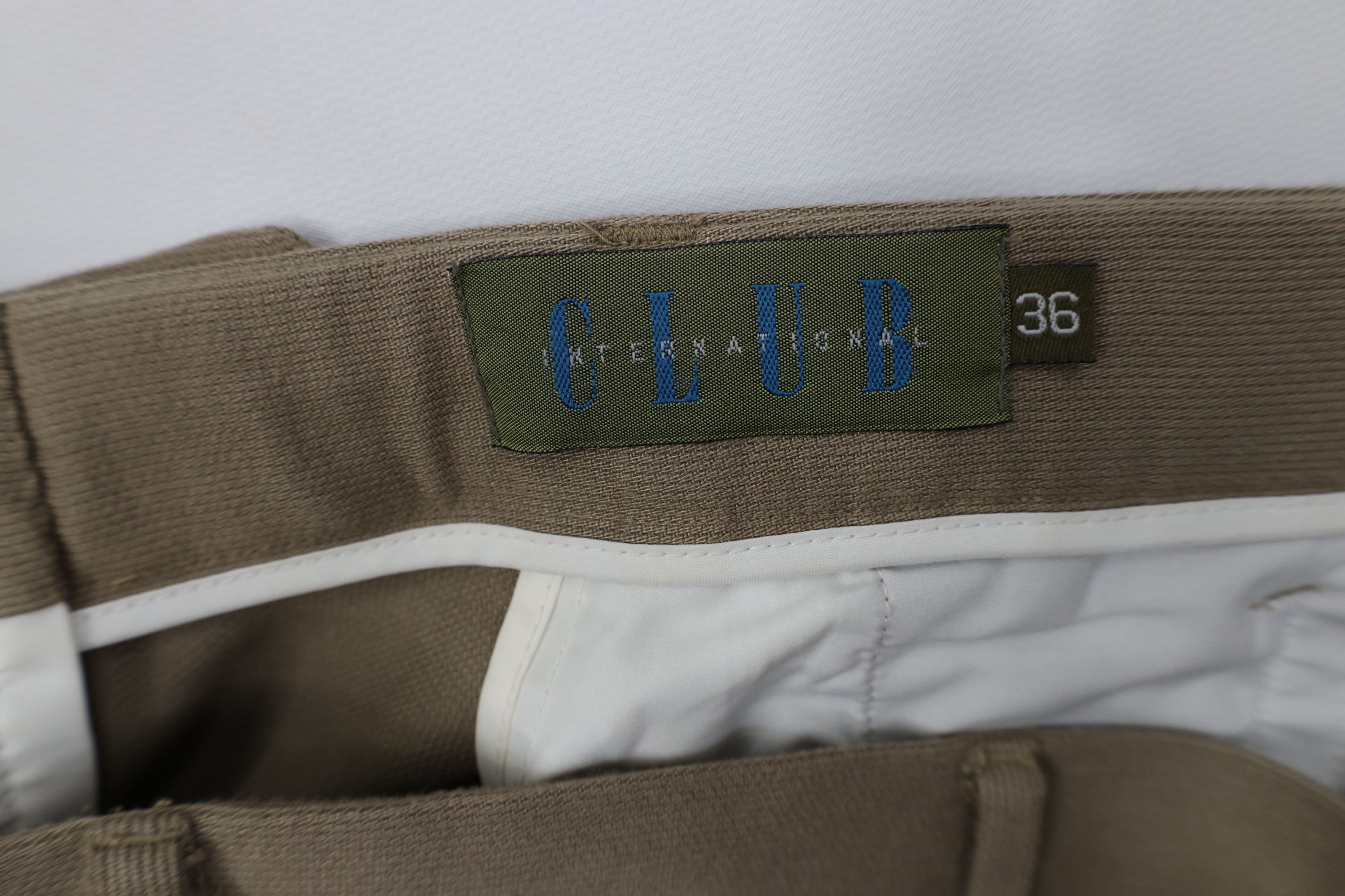 Vintage Vintage 90s Streetwear Gabardine Ribbed Wide Leg Chino Pants Size US 36 / EU 52 - 9 Thumbnail