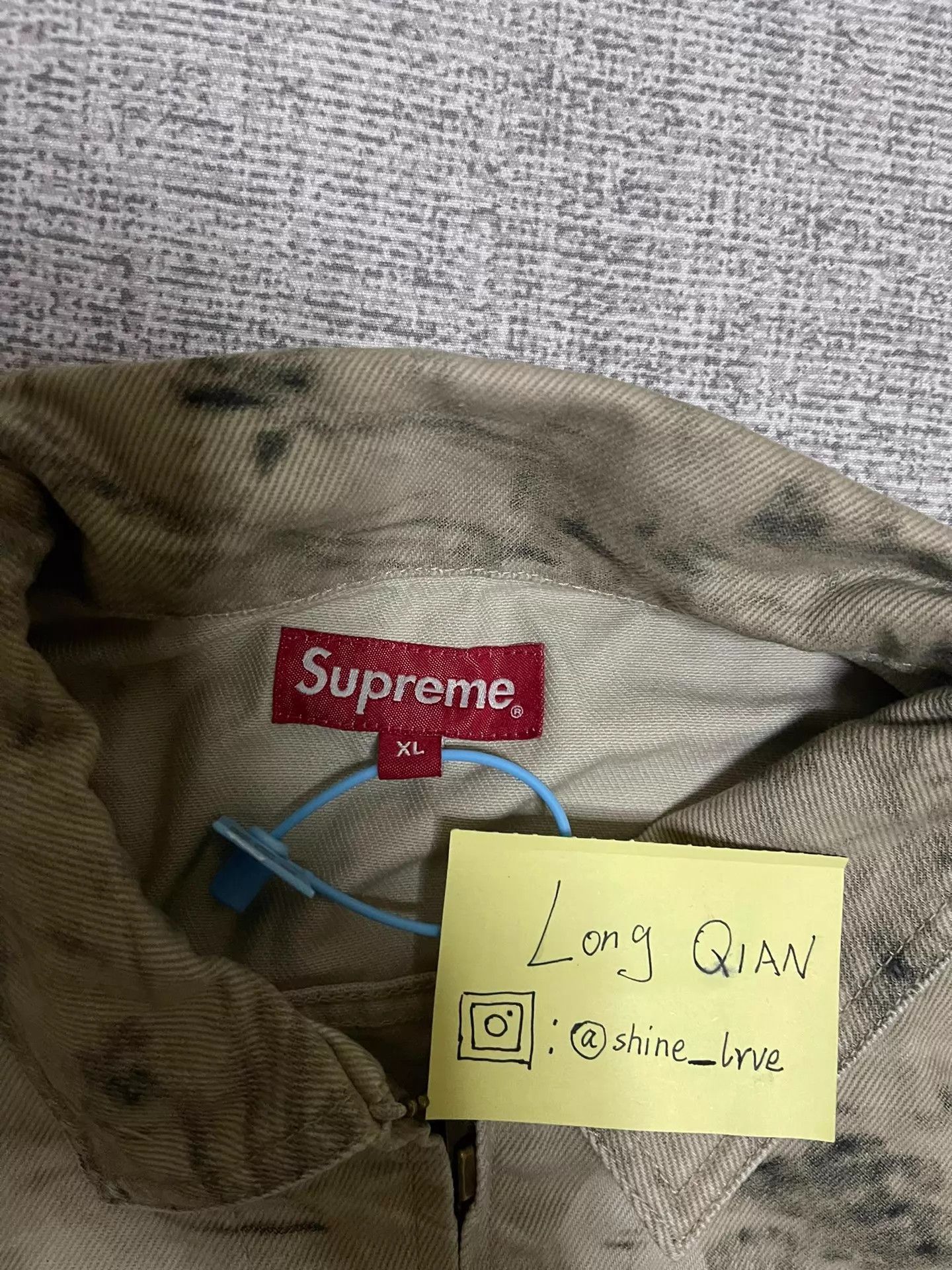 Supreme Supreme 'is love' Workwear Denim Jacket XL New Size US XL / EU 56 / 4 - 5 Thumbnail