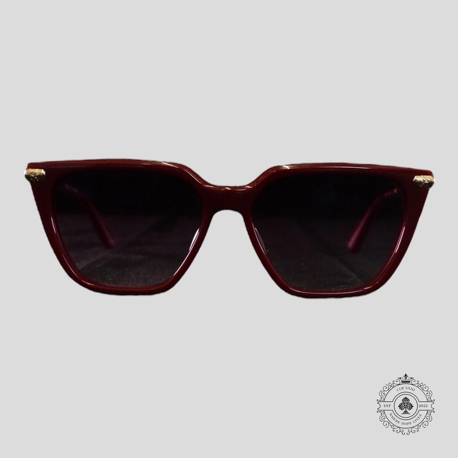 Chrome Hearts Chrome Hearts Stifflins Glasses in Red/Gold Size ONE SIZE - 2 Thumbnail