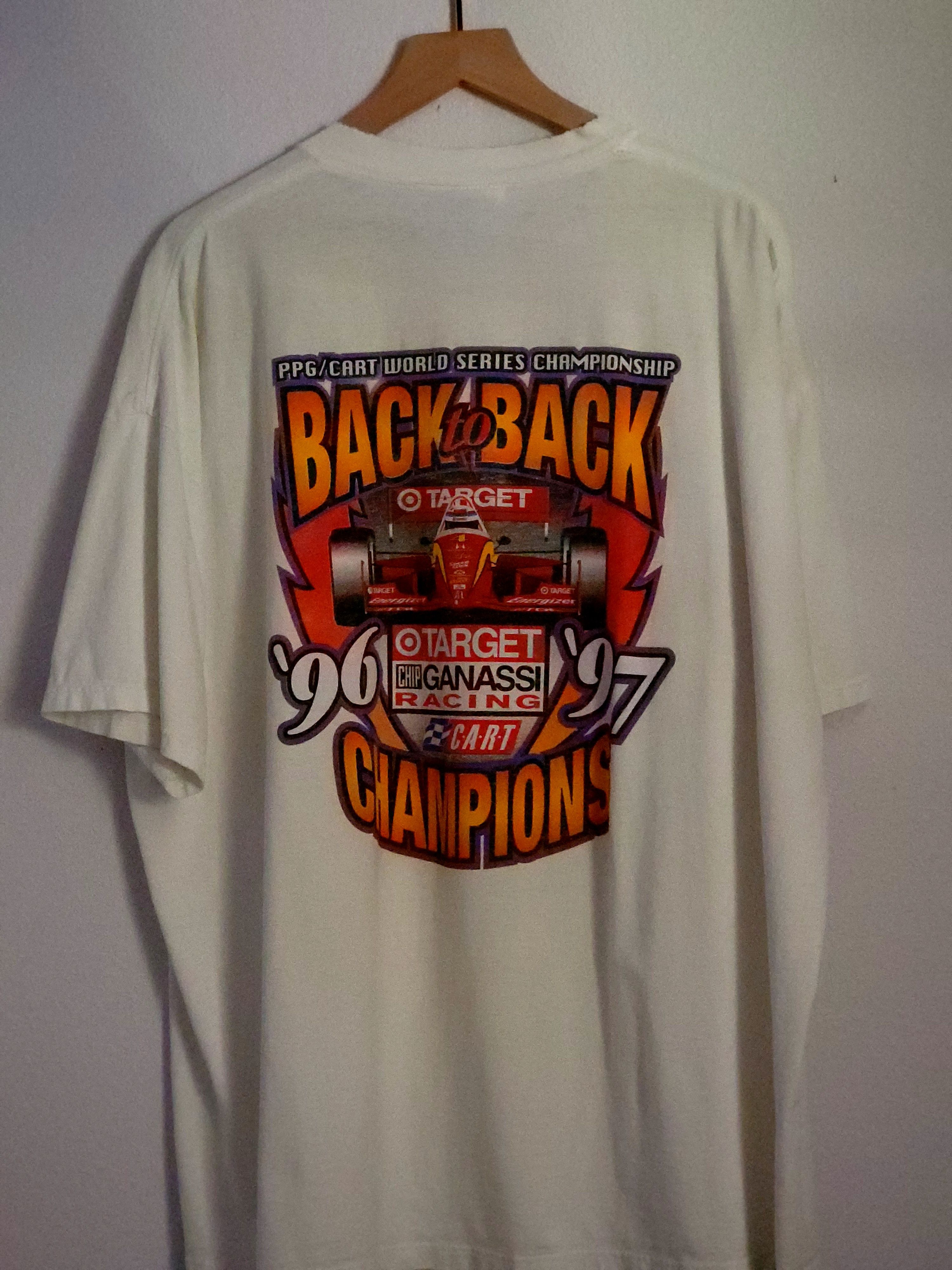 Vintage Vintage CART Target Chip Ganassi Racing Graphic T-shirt Size US XXL / EU 58 / 5 - 4 Thumbnail