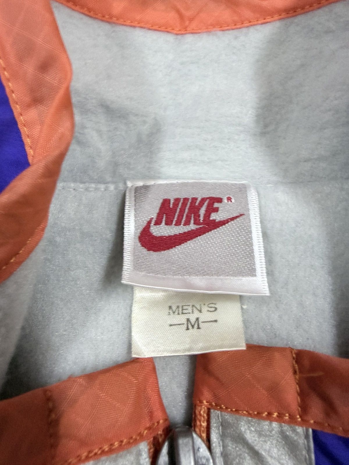 Nike Vtg🌟y2k Nike Multicolor Vest Zipper Jacket Made In Japan Size 40L - 19 Thumbnail