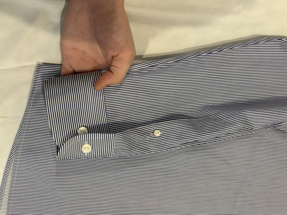 Eton Eton DnA Contemporary Striped White Men's Dress Shirt 46/18 Size US S / EU 44-46 / 1 - 5 Thumbnail