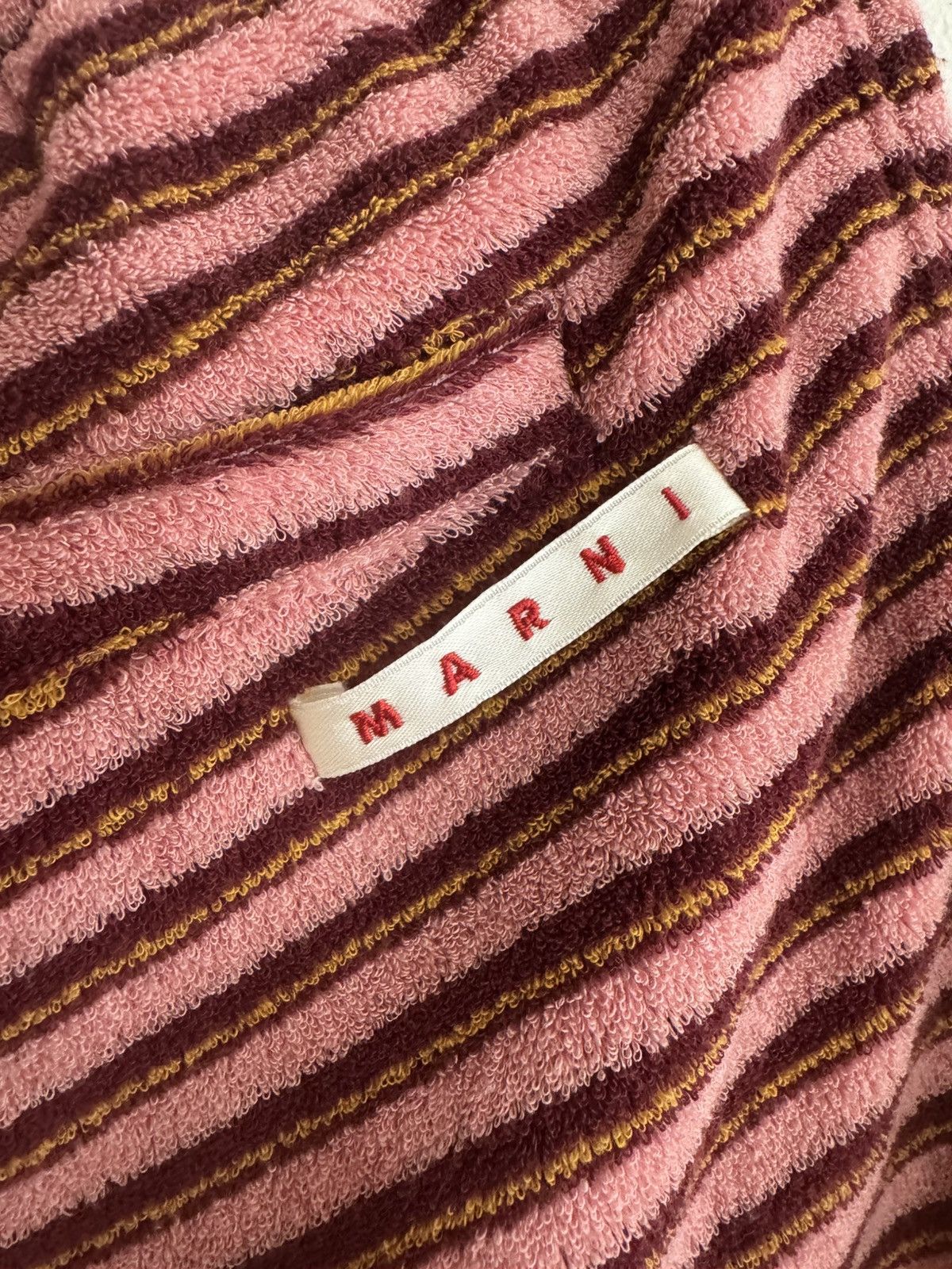 Marni Striped terry cloth shorts Size US 32 / EU 48 - 4 Thumbnail