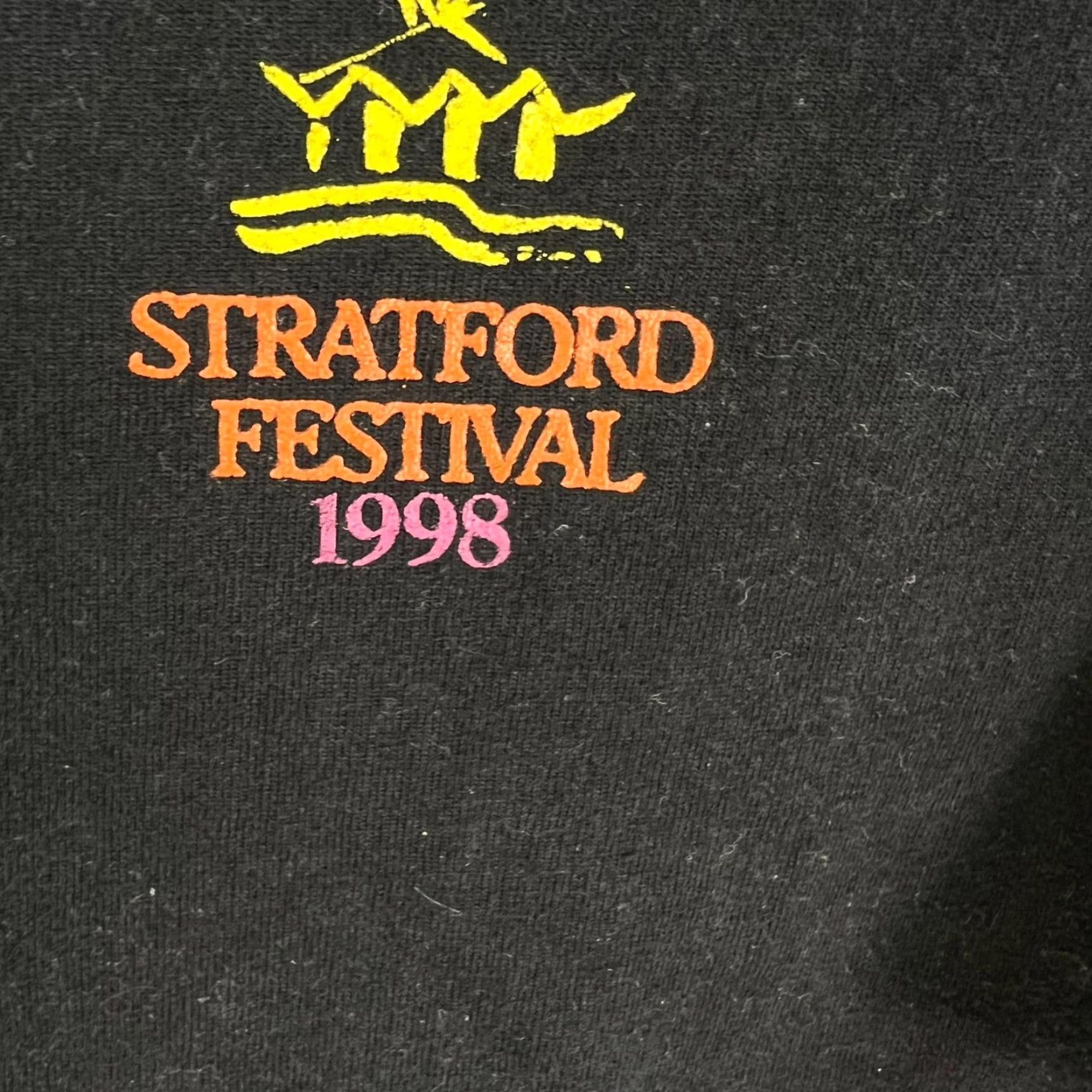Fruit Of The Loom Straford Festavil 1998 T Shirt Mens 2XL Blue Graphic Short Sleeve Size US XXL / EU 58 / 5 - 3 Thumbnail