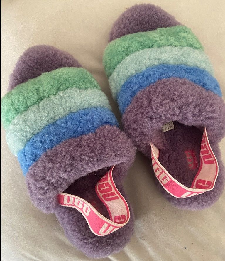 Ugg UGG slippers Fluff Yeah Pride Slide USA 7 UK 5 EU38 Size US 7.5 / IT 37.5 - 1 Thumbnail
