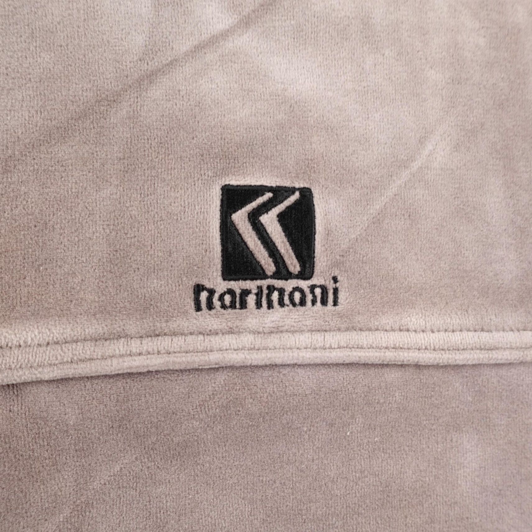 Karl Kani VINTAGE Karl Kani Jacket Mens 2XL Beige Velour Track Jacket Full Zip 90s Hip Hop Mens Size US XXL / EU 58 / 5 - 3 Thumbnail