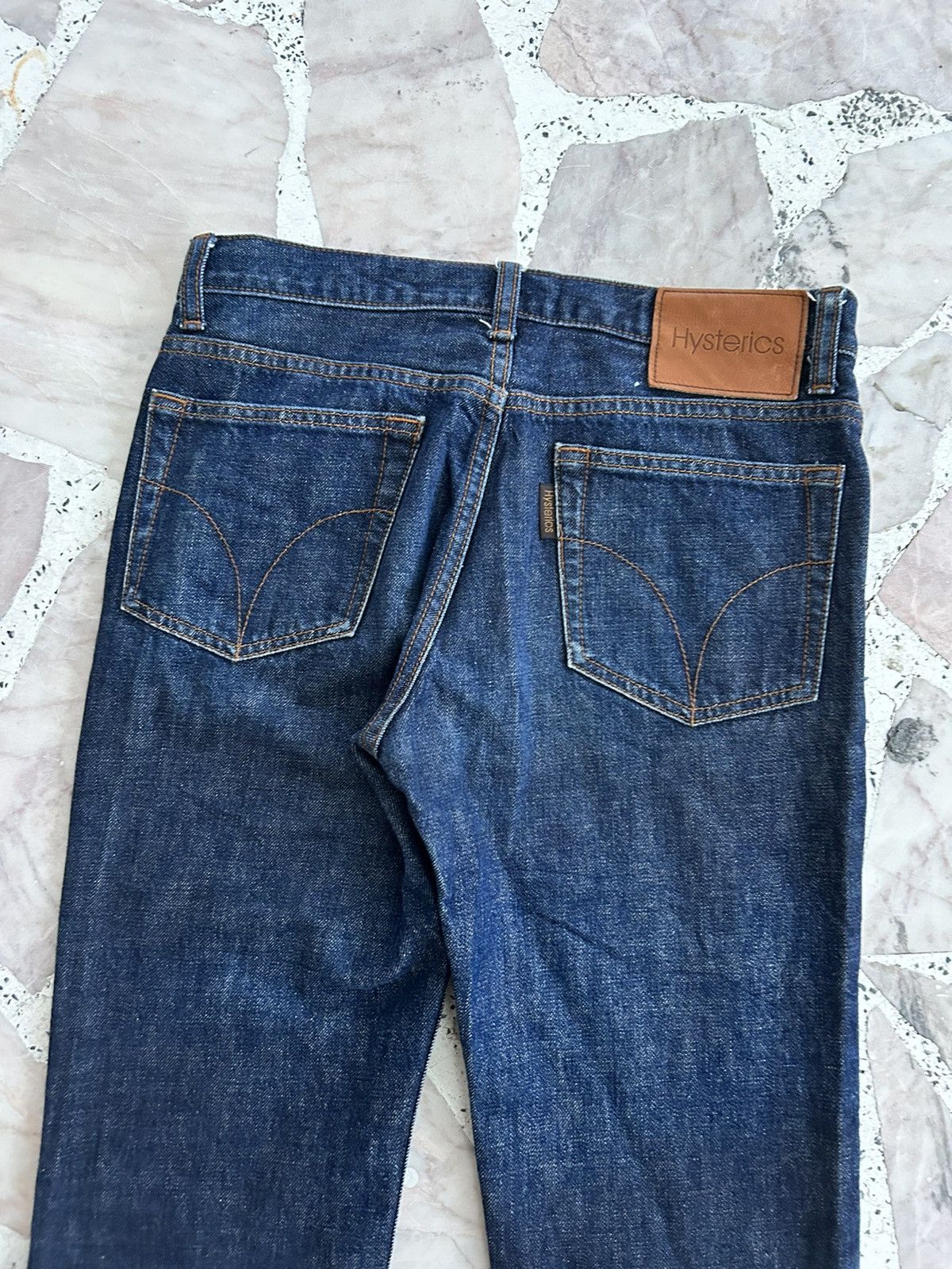 Hysteric Glamour Japan Navy Blue Denim Wide Flared Size US 30 / EU 46 - 14 Thumbnail