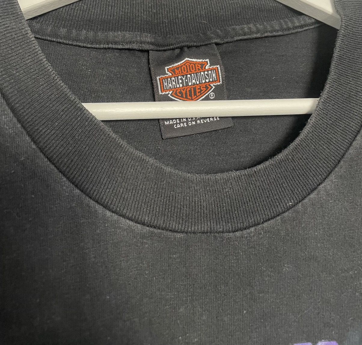 Harley Davidson × Vintage Harley Davidson 1998 vintage storm print T-shirt Size US XXL / EU 58 / 5 - 6 Thumbnail
