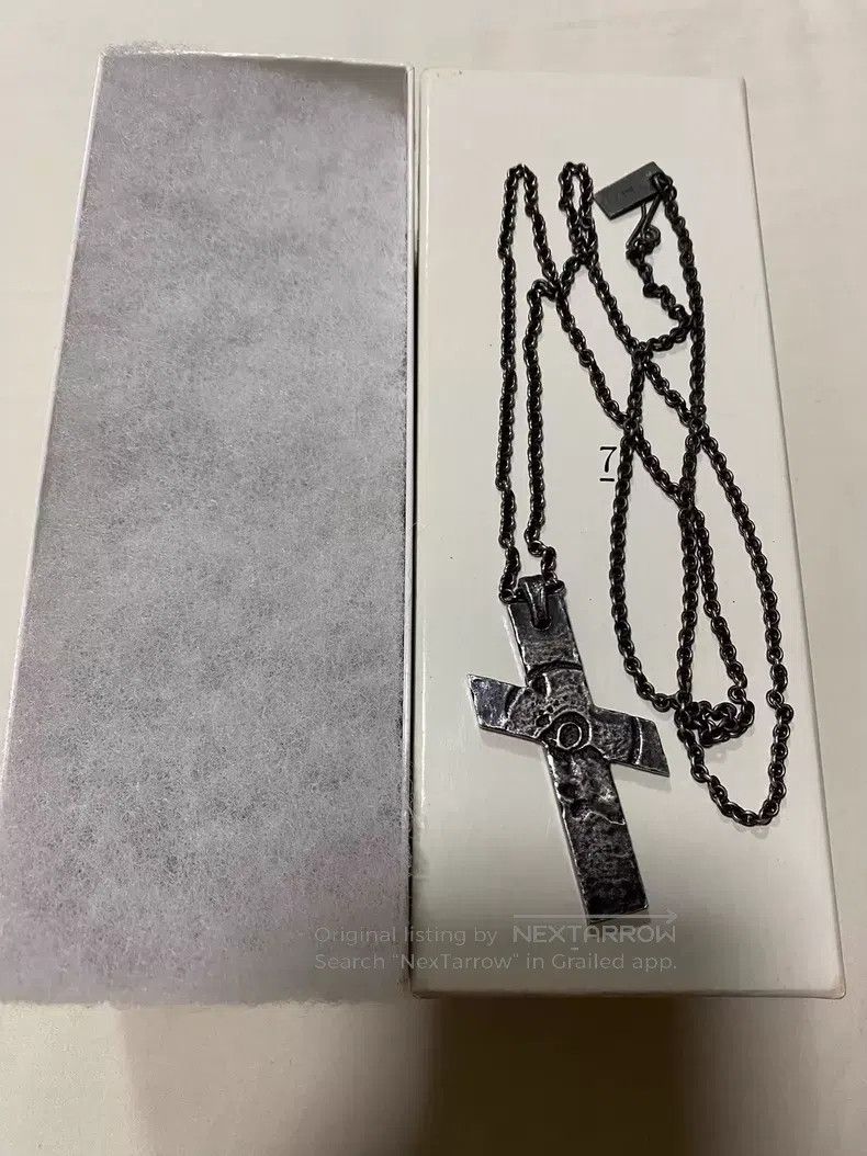 Julius Julius Diagonal Cross Pendant Necklace Size ONE SIZE - 3 Thumbnail