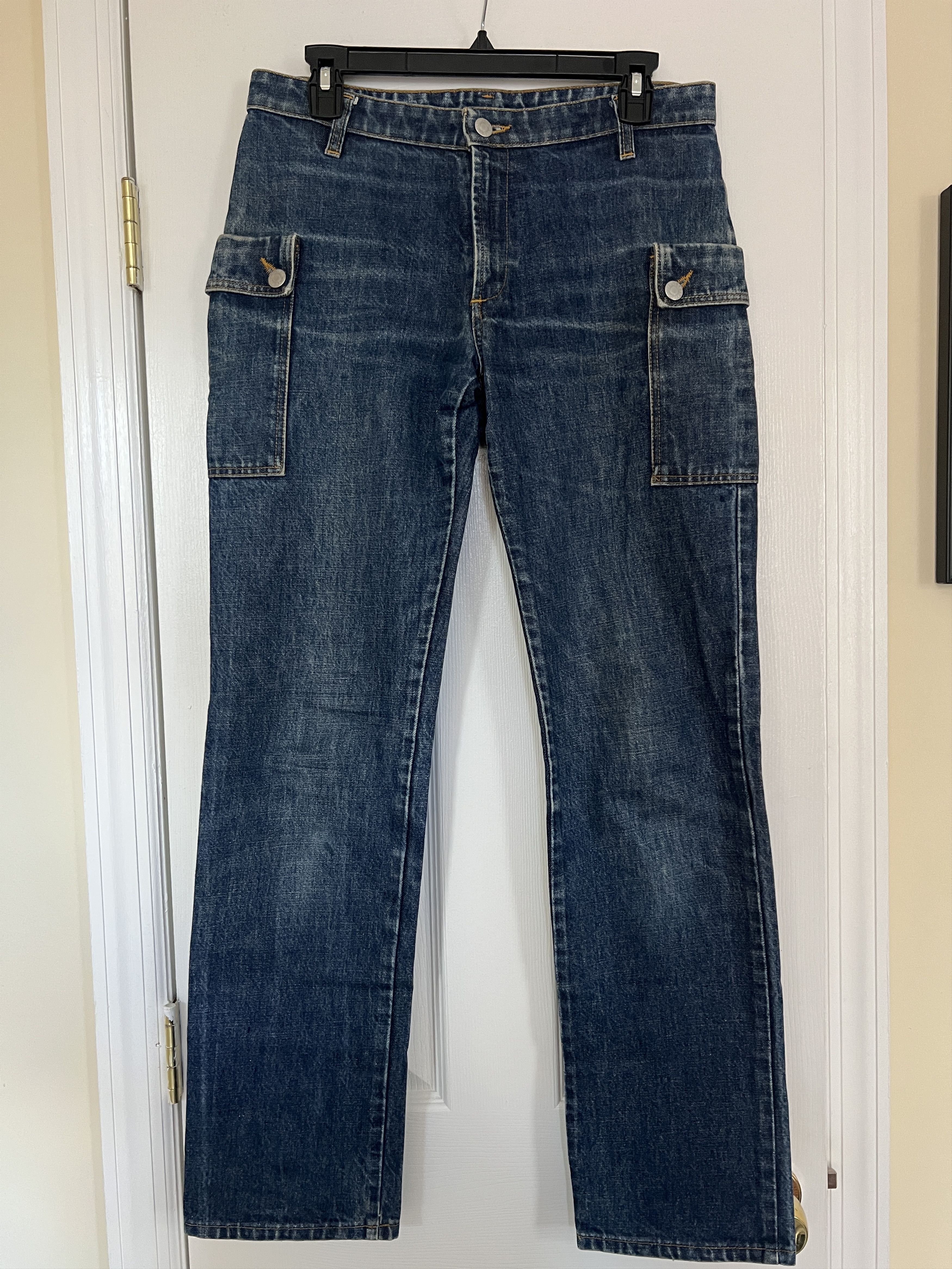 Helmut Lang 1997 Two Pocket Cargo Denim Size US 31 - 1 Thumbnail